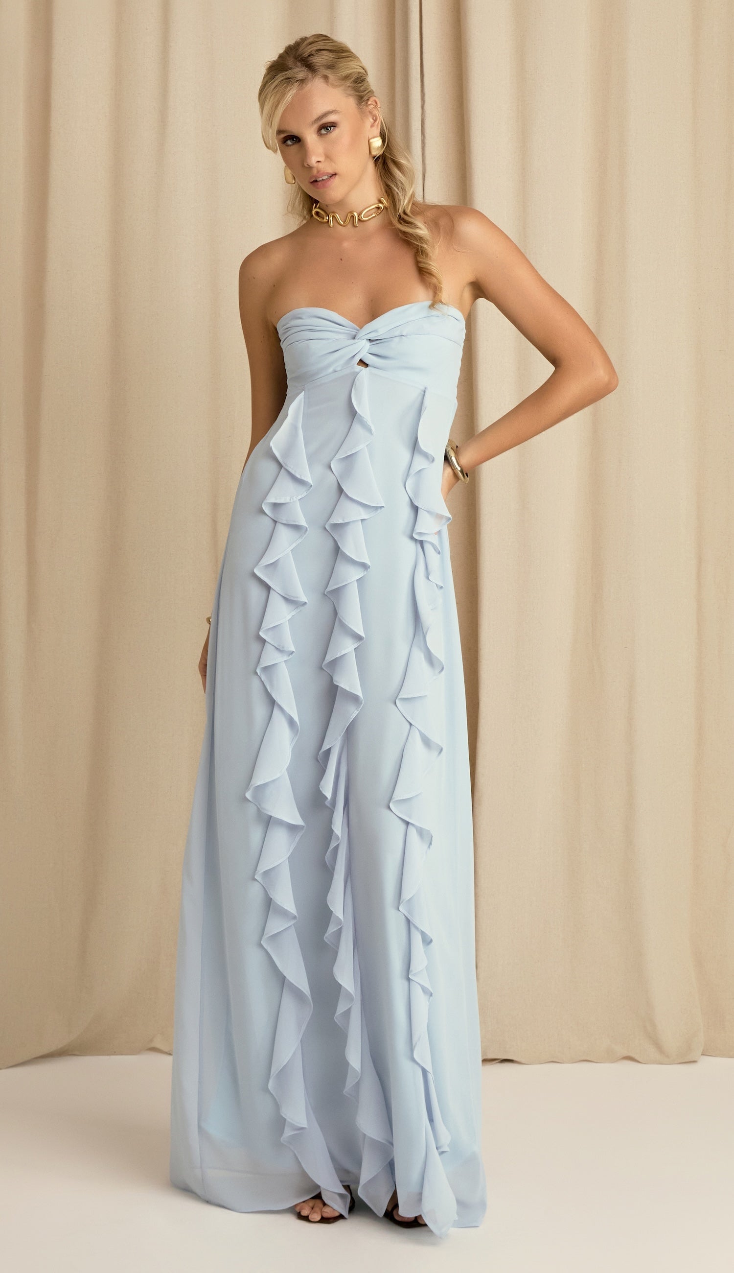 Vestido Jamine Azul