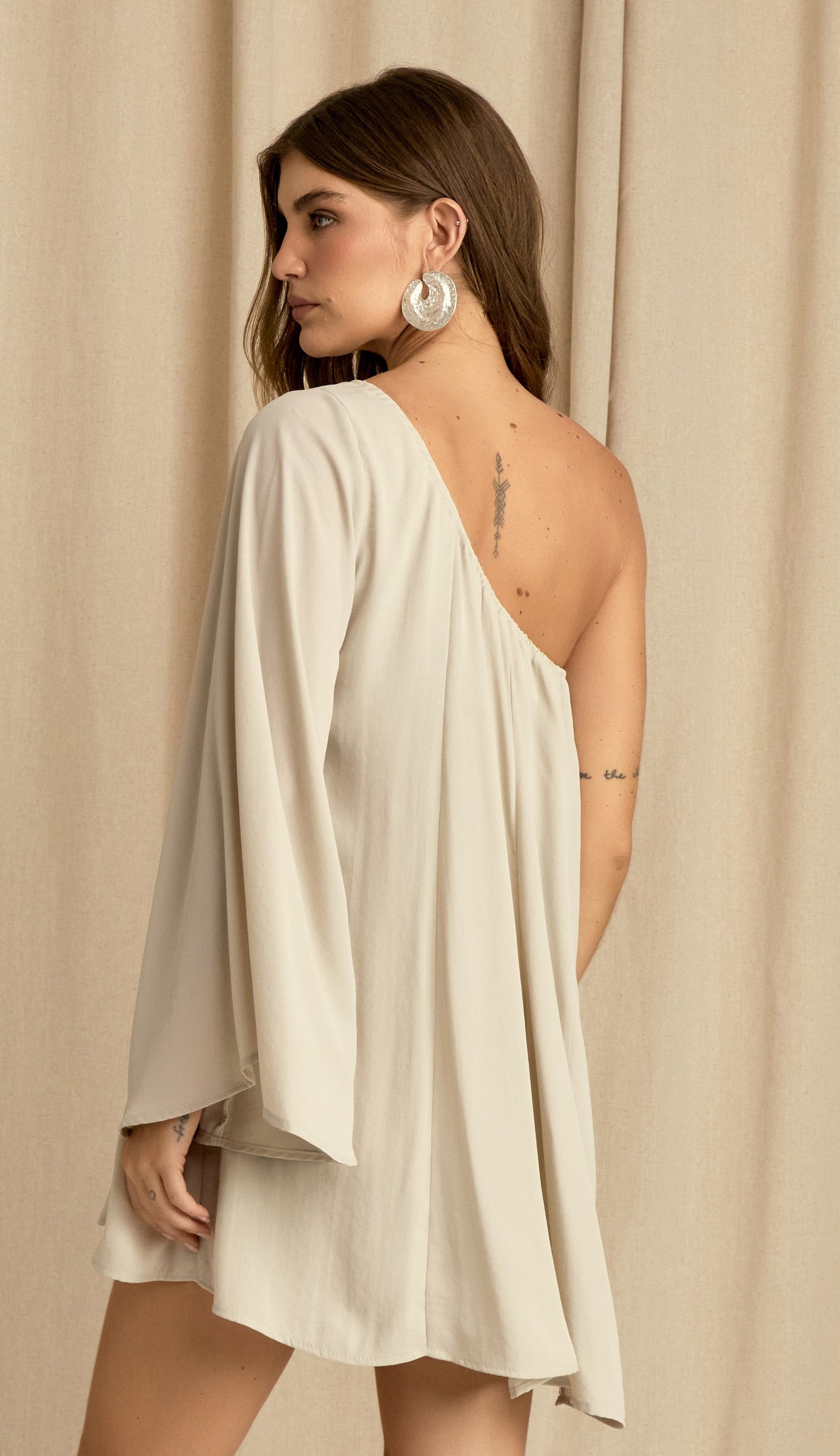 Vestido Lolla Cinza
