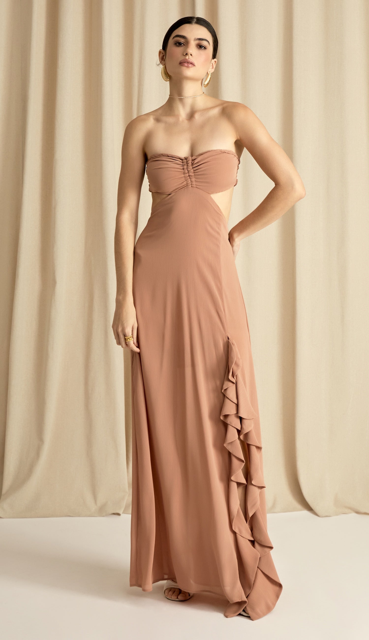 Vestido Nuria Mocha