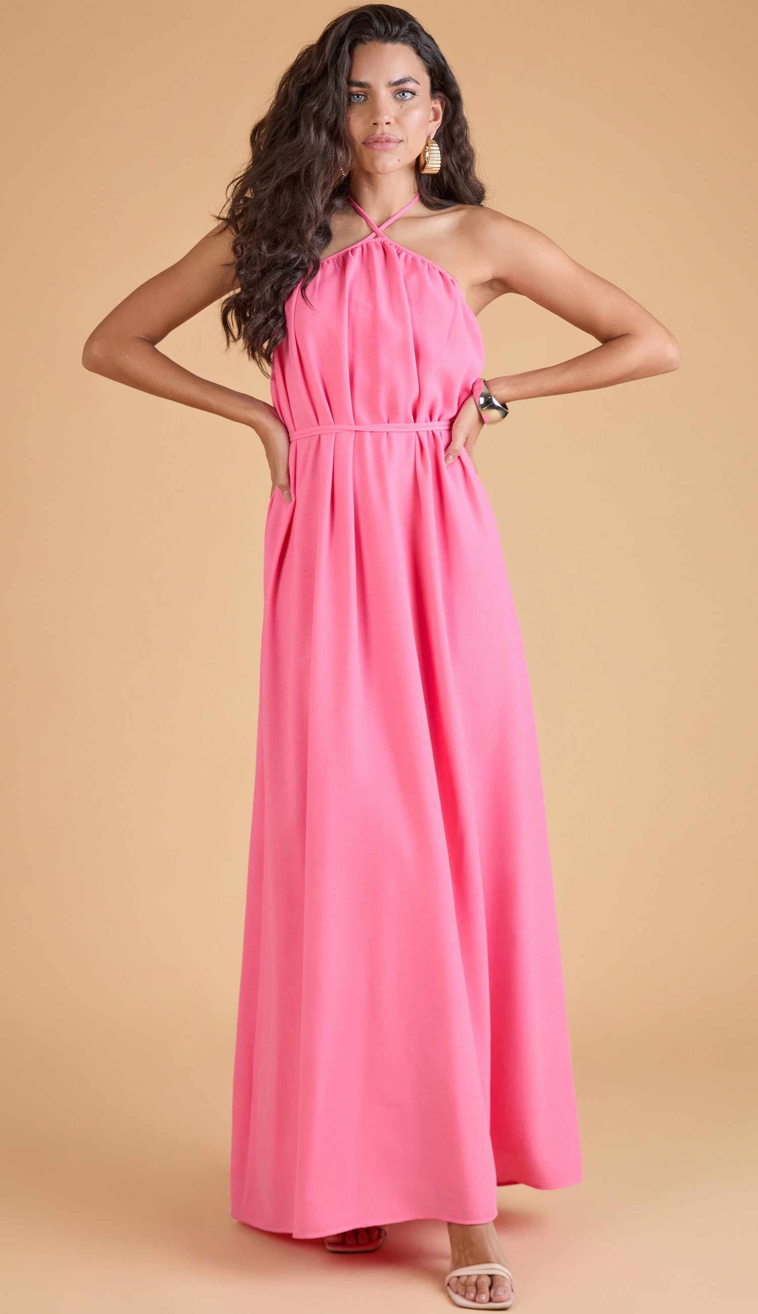 Vestido Amiga Rosa