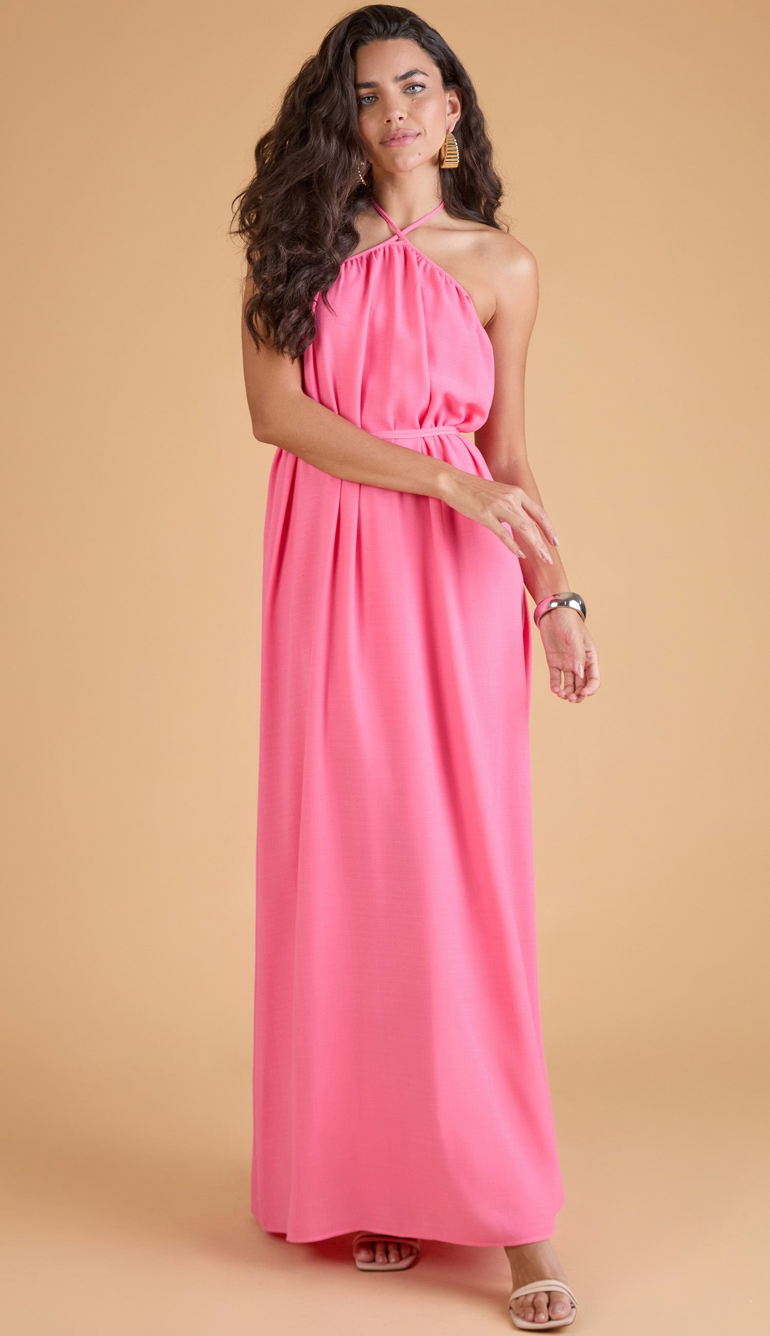 Vestido Amiga Rosa