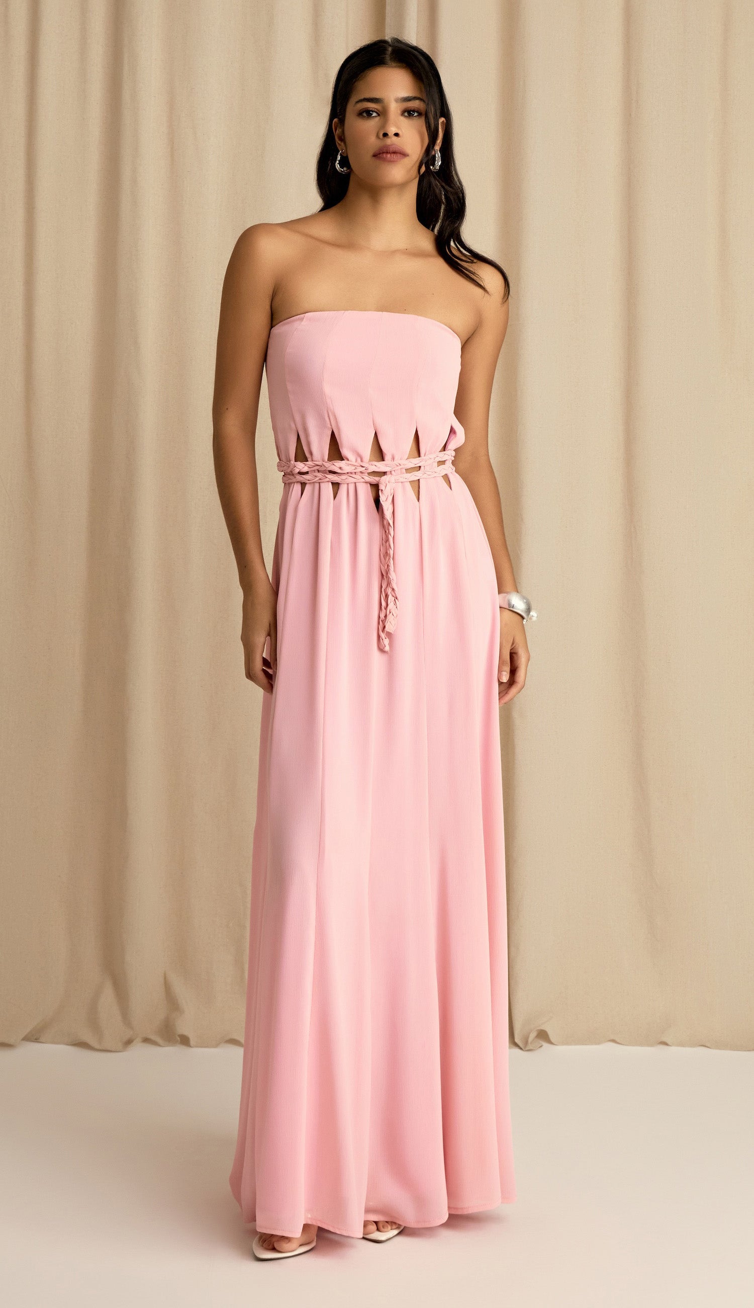 Vestido Celina Rosa