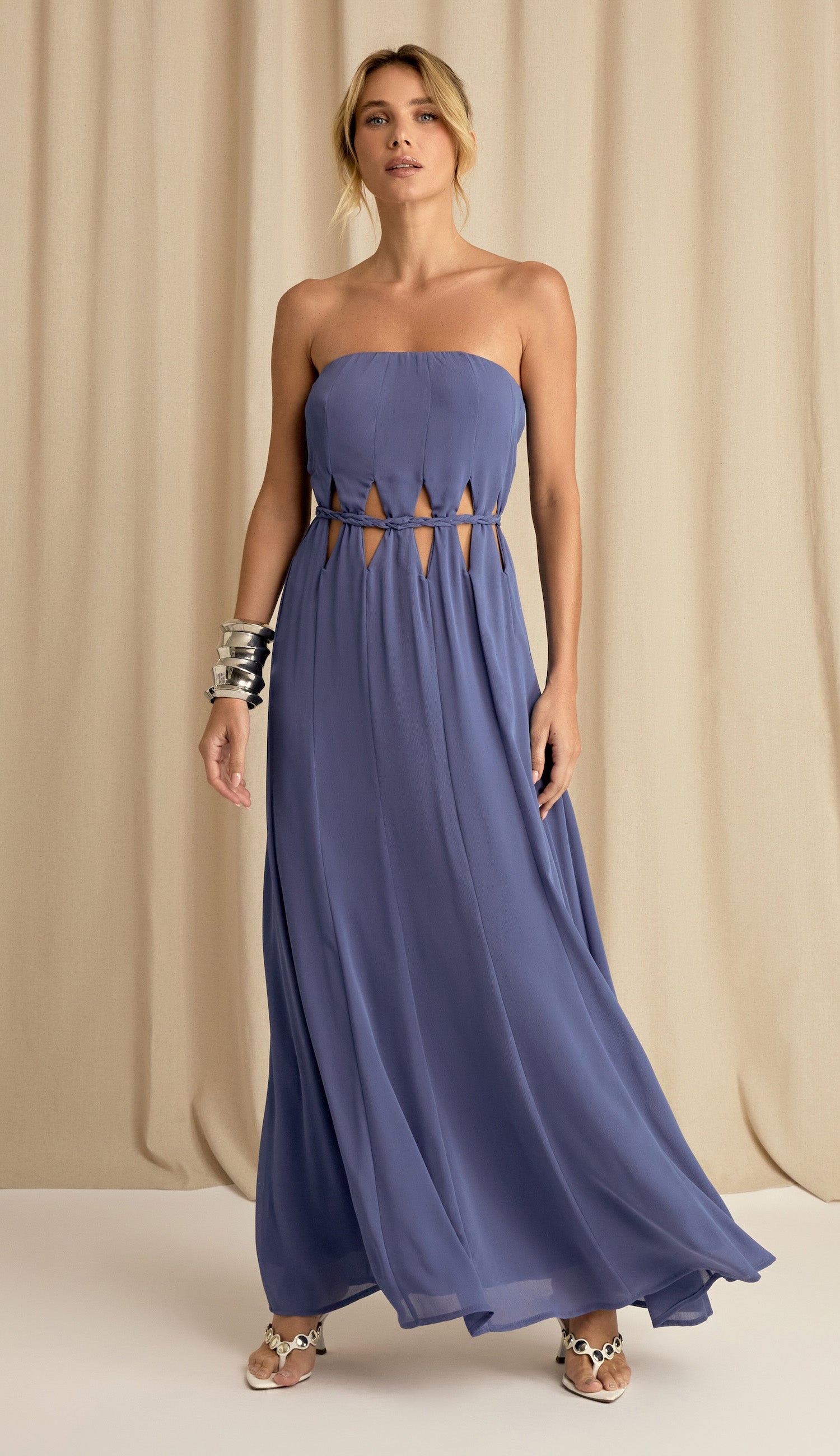 Vestido Celina Azul