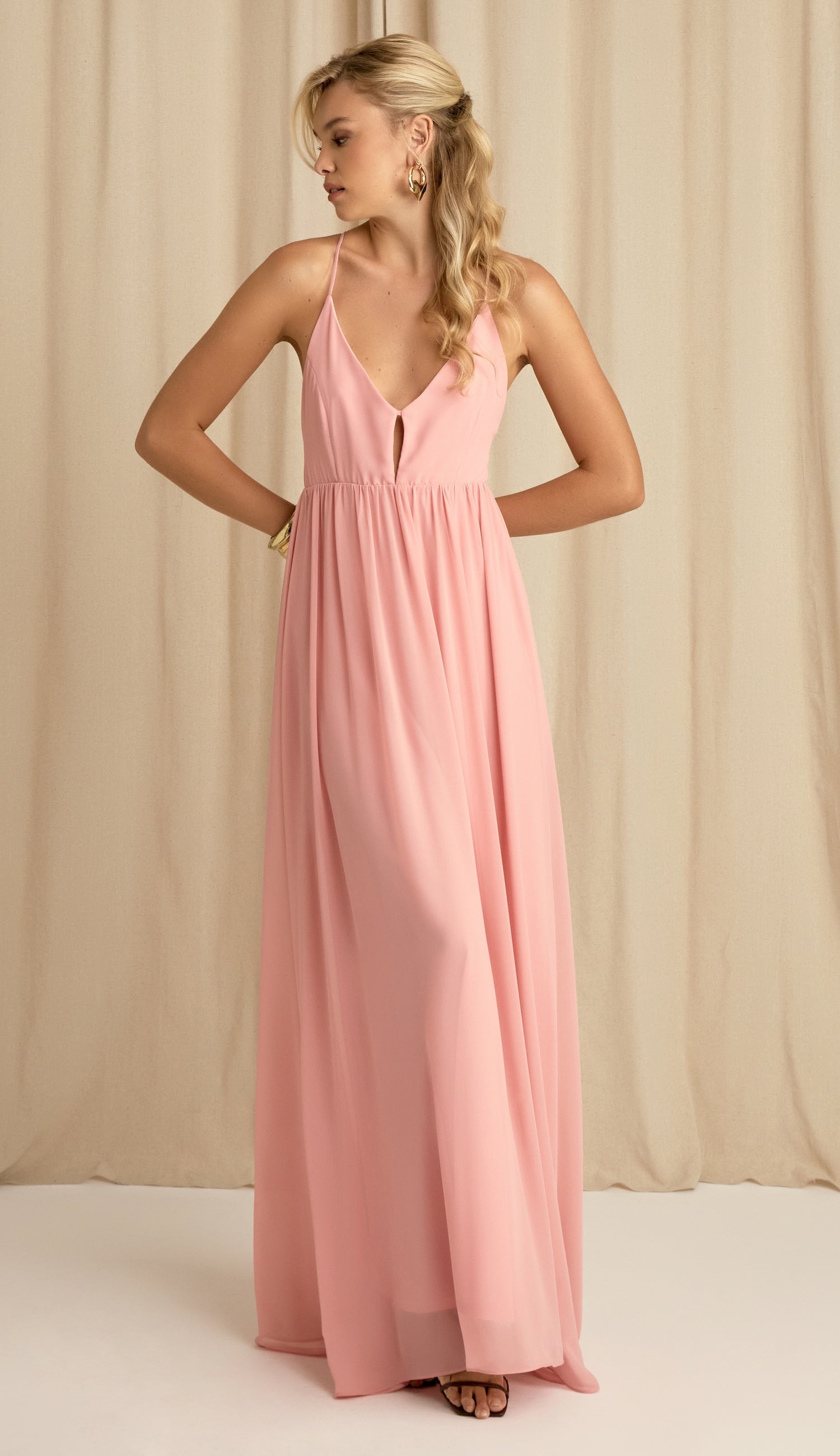 Vestido Demi Rosa