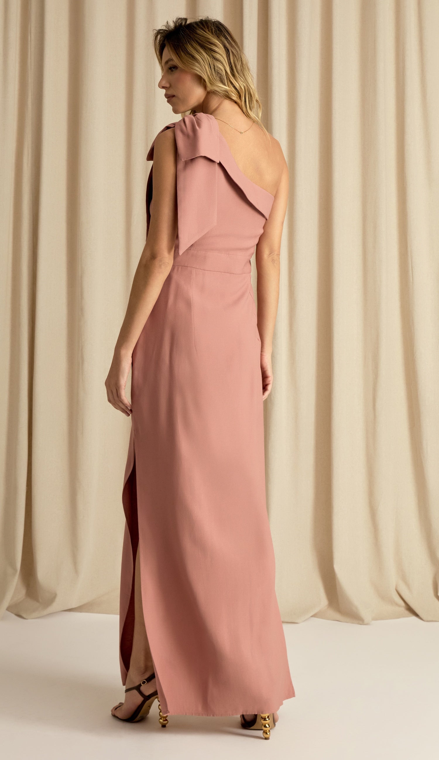 Vestido Flora Rosê