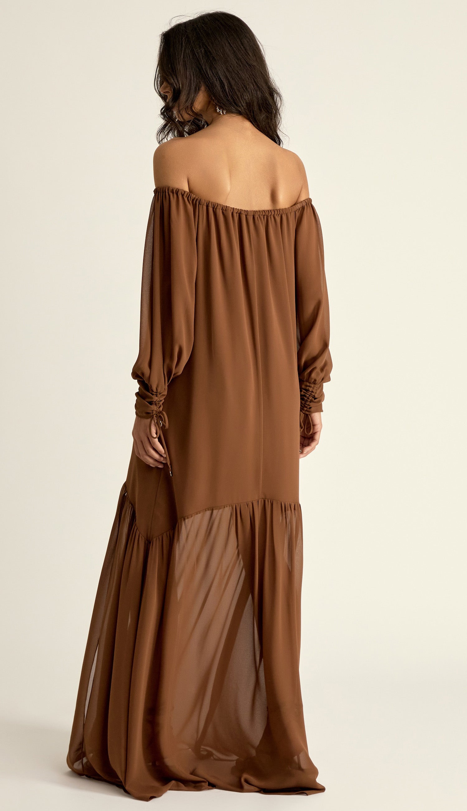 Vestido Lana Café
