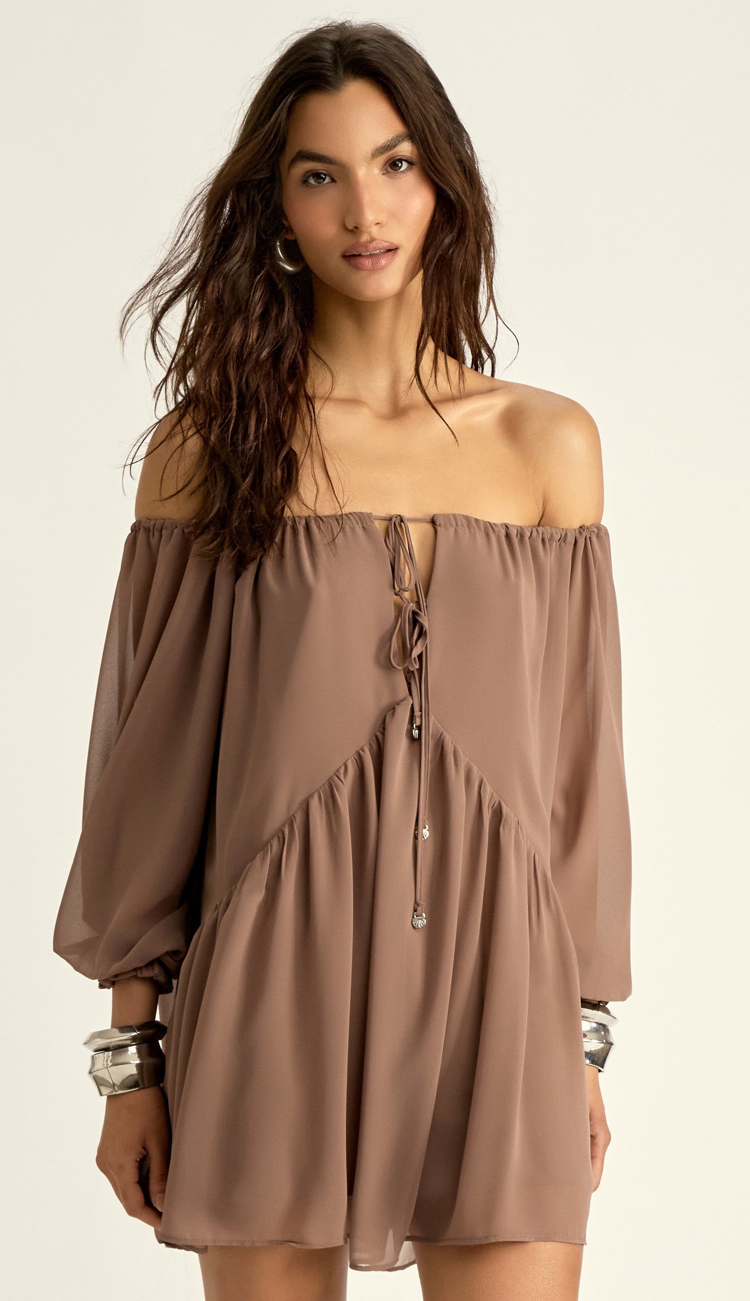 Vestido Loren Mocha