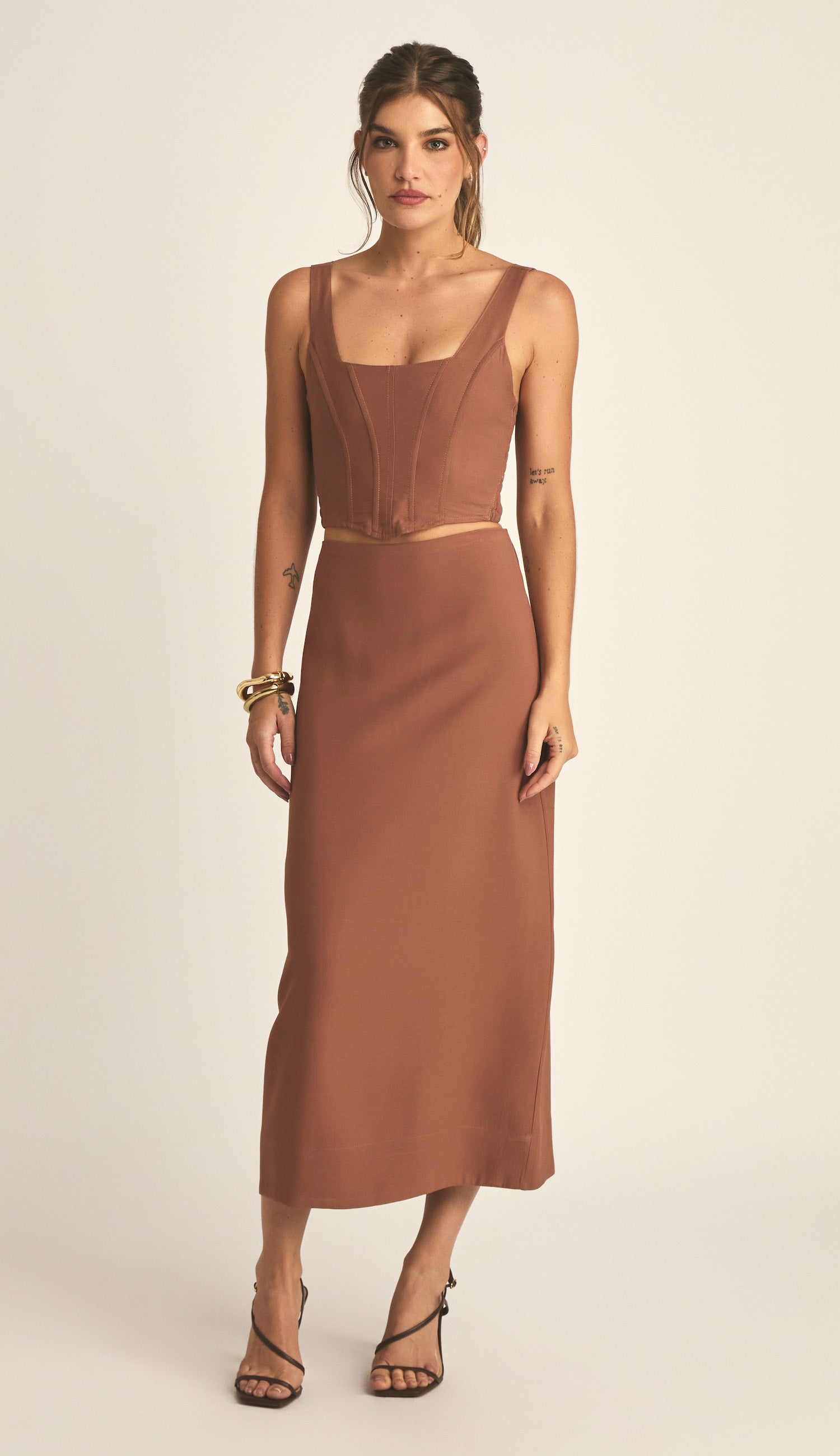 Blusa Lucia Mocha