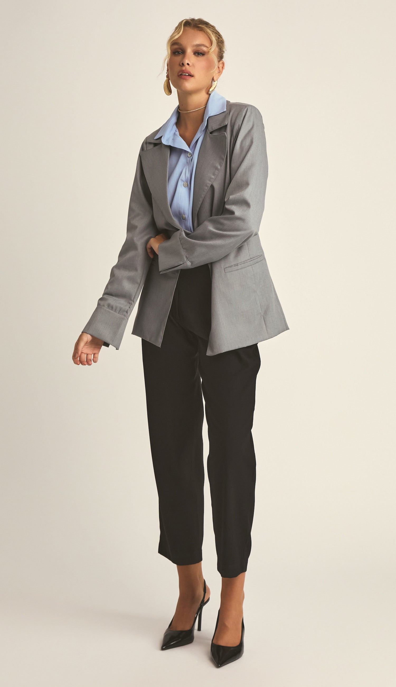 Blazer Persia Cinza