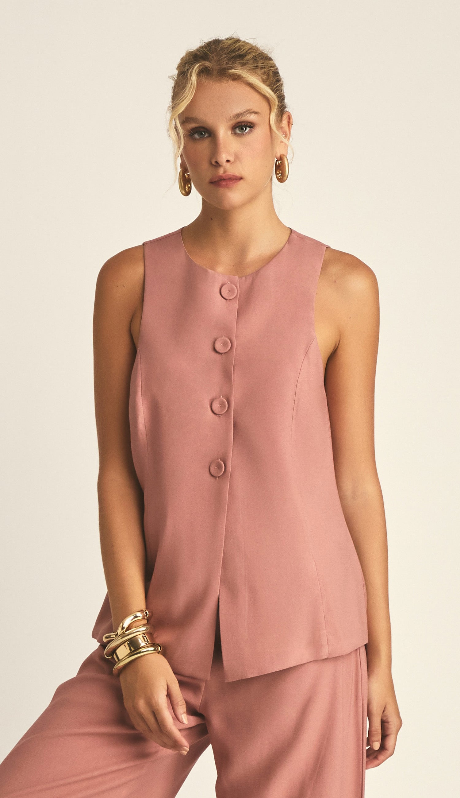 Blusa Caetana Nude