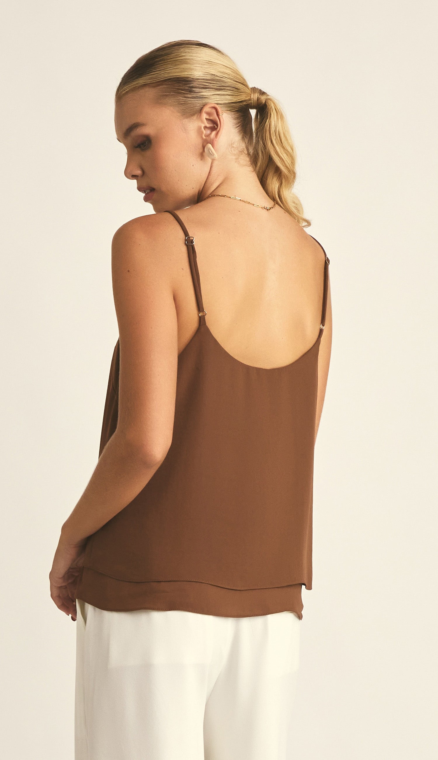 Blusa Dalila Mocha