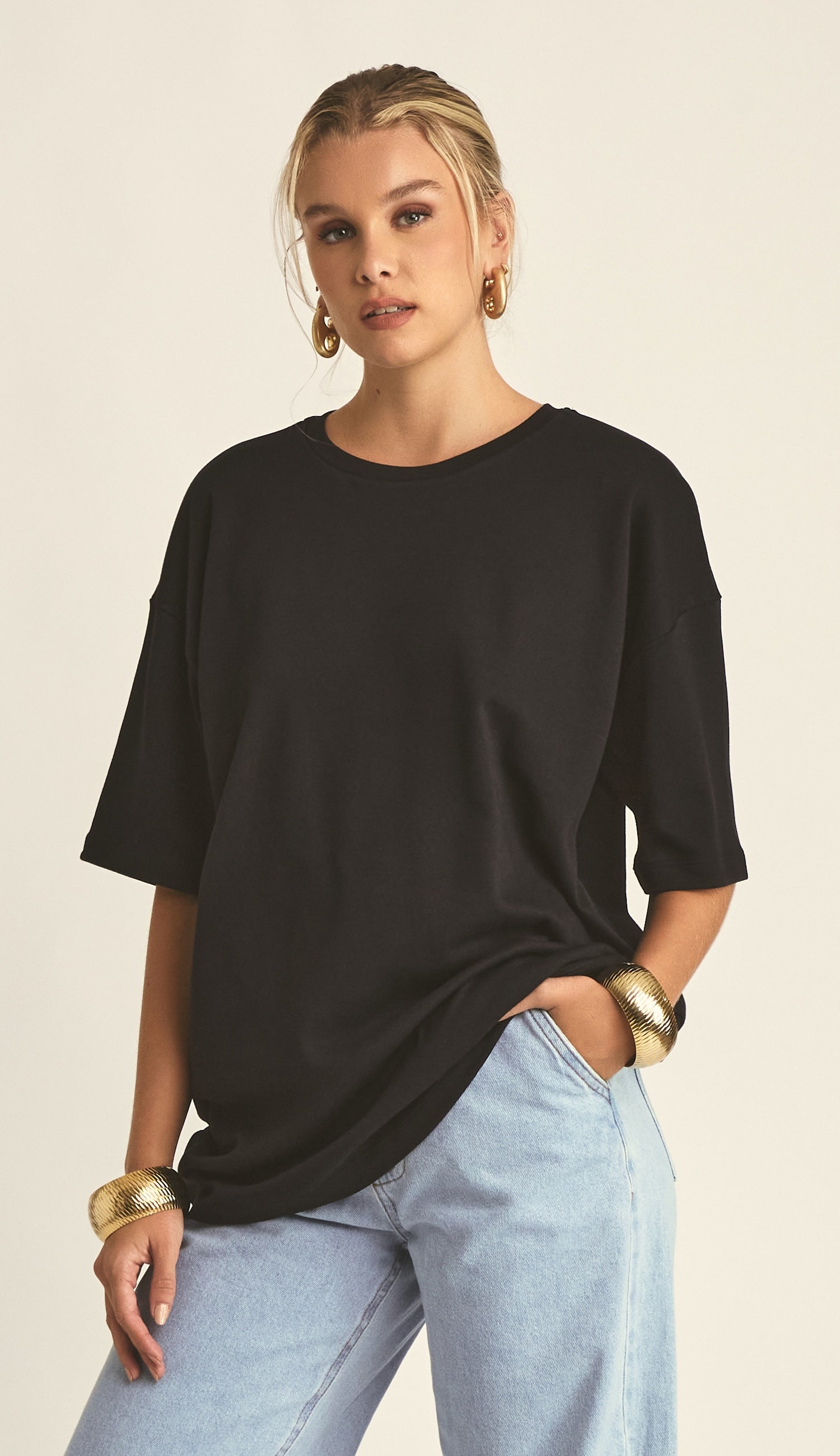 Camiseta Algodão Egípcio Eliana Preto