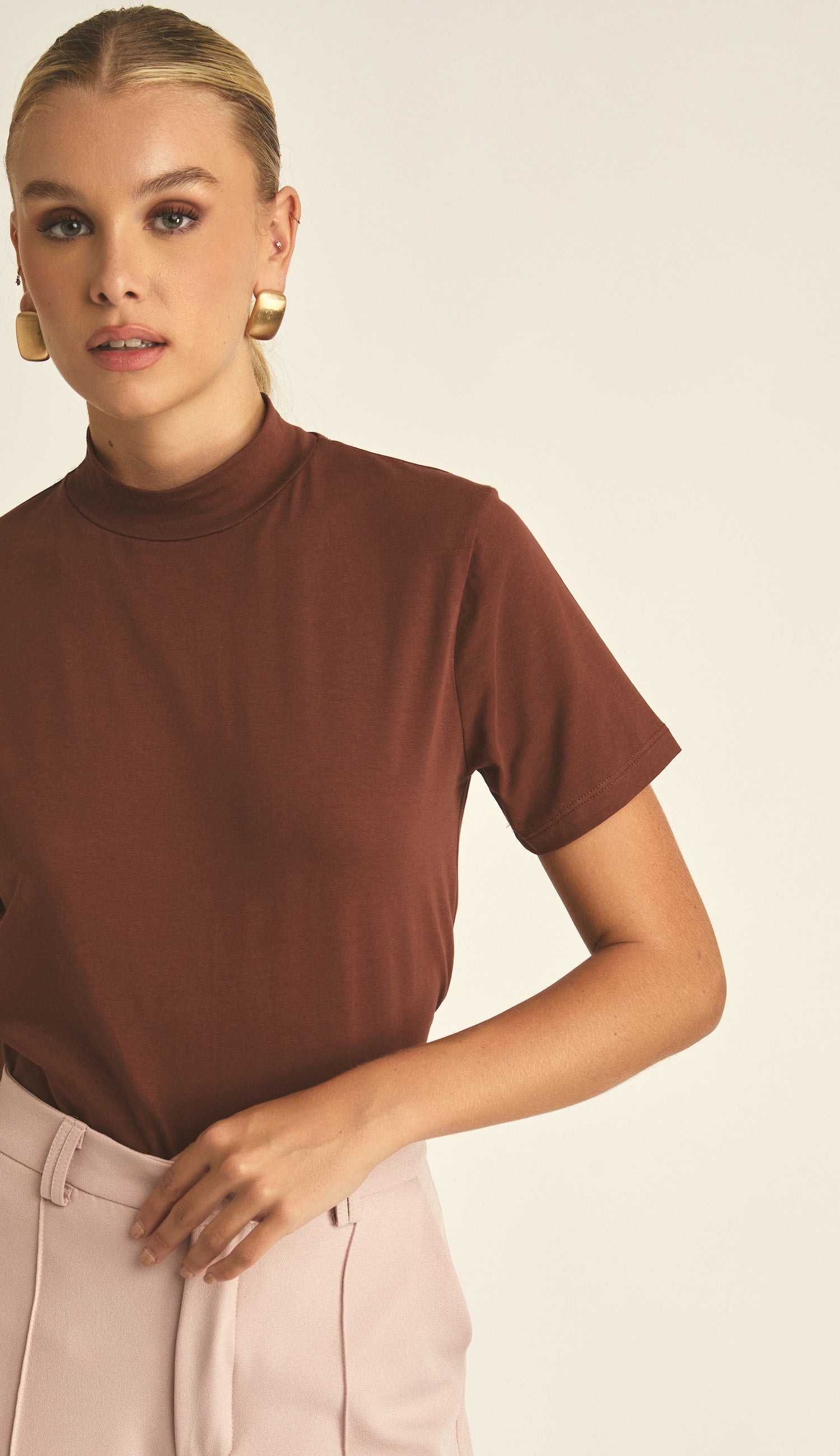 Blusa Eva Café