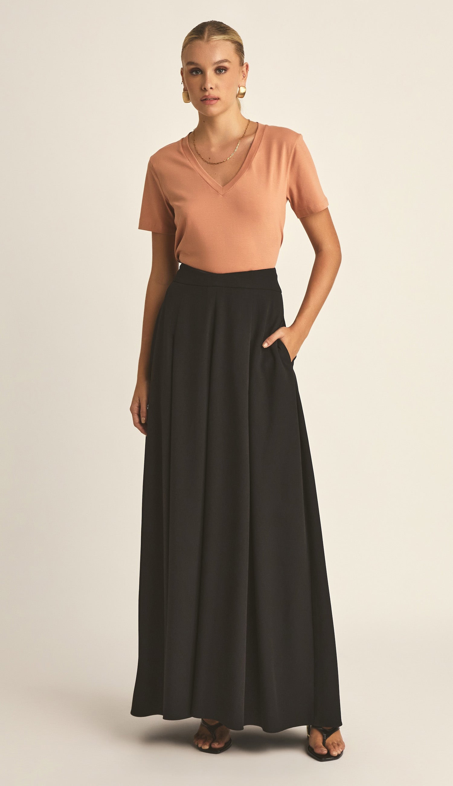 Blusa Emanuela Mocha
