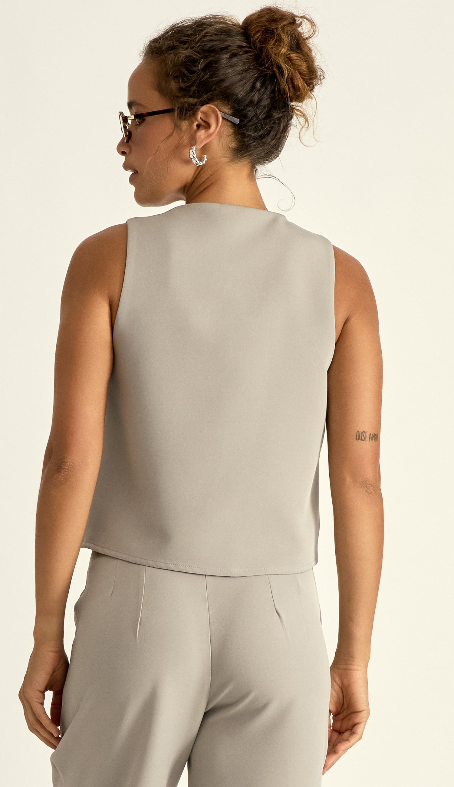 Blusa Cibele Cinza