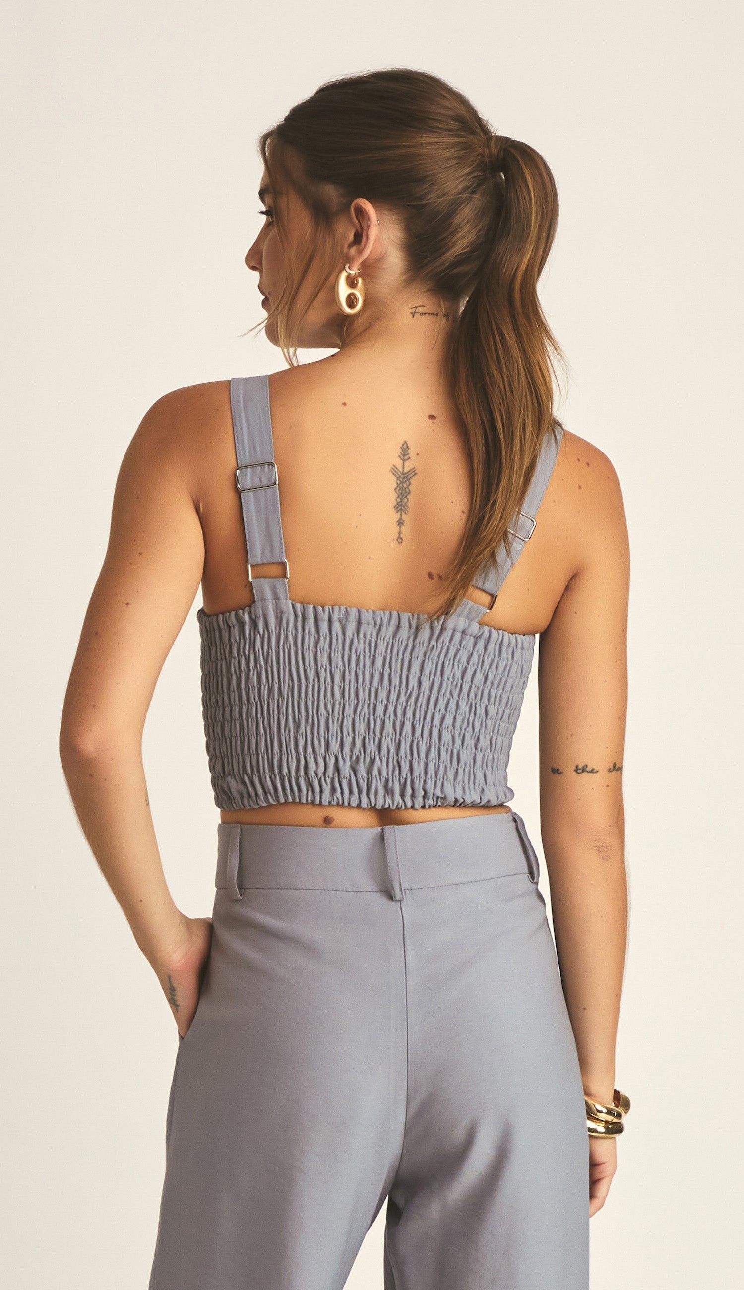 Blusa Lucia Cinza