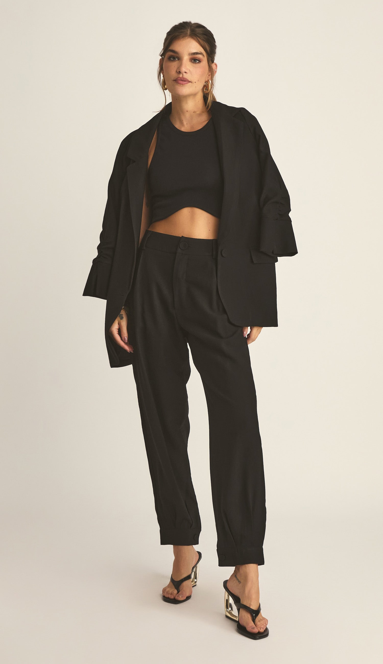 Blusa Feliz Preto