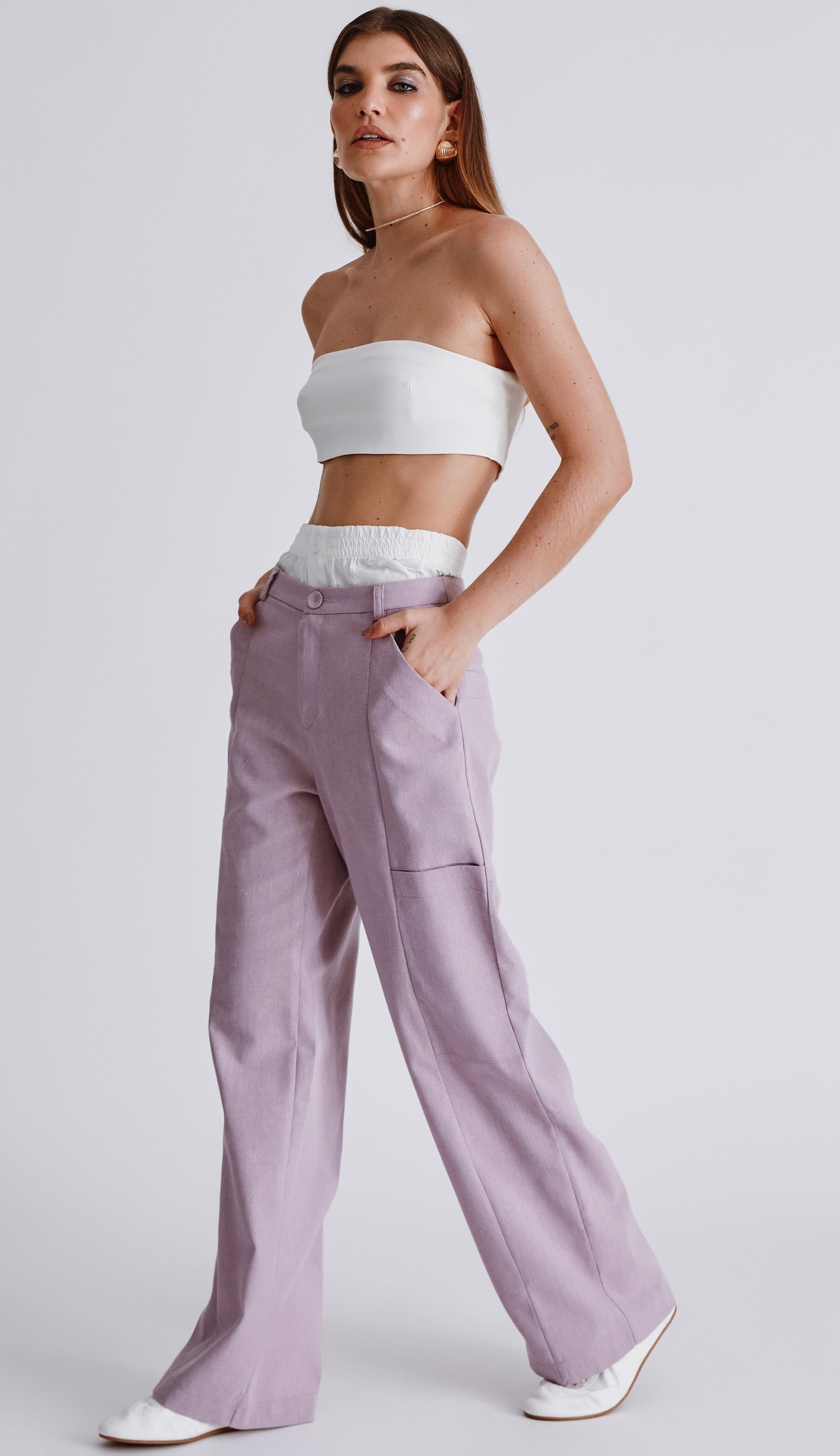 Calça Paige Lilás