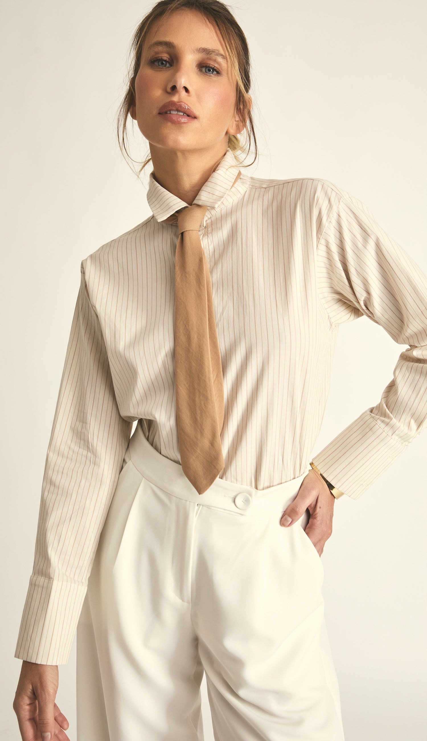 Camisa Elis Mocha