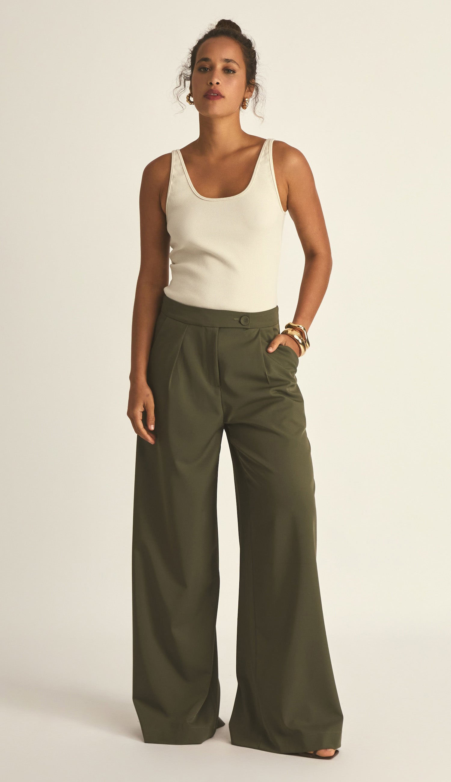 Calça Paula Verde