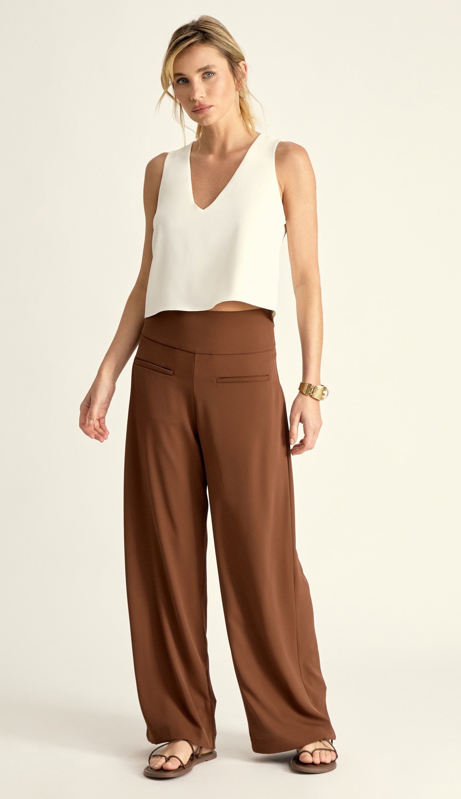 Calça Cora Marrom