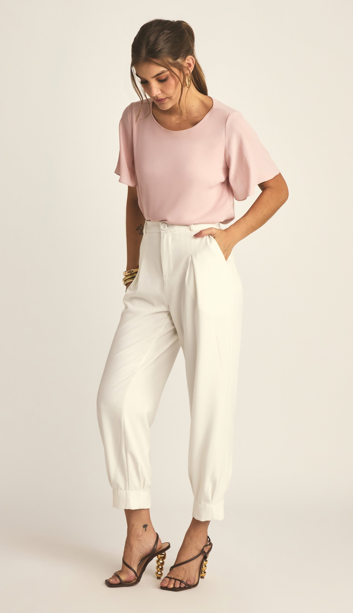 Blusa Danielle Nude