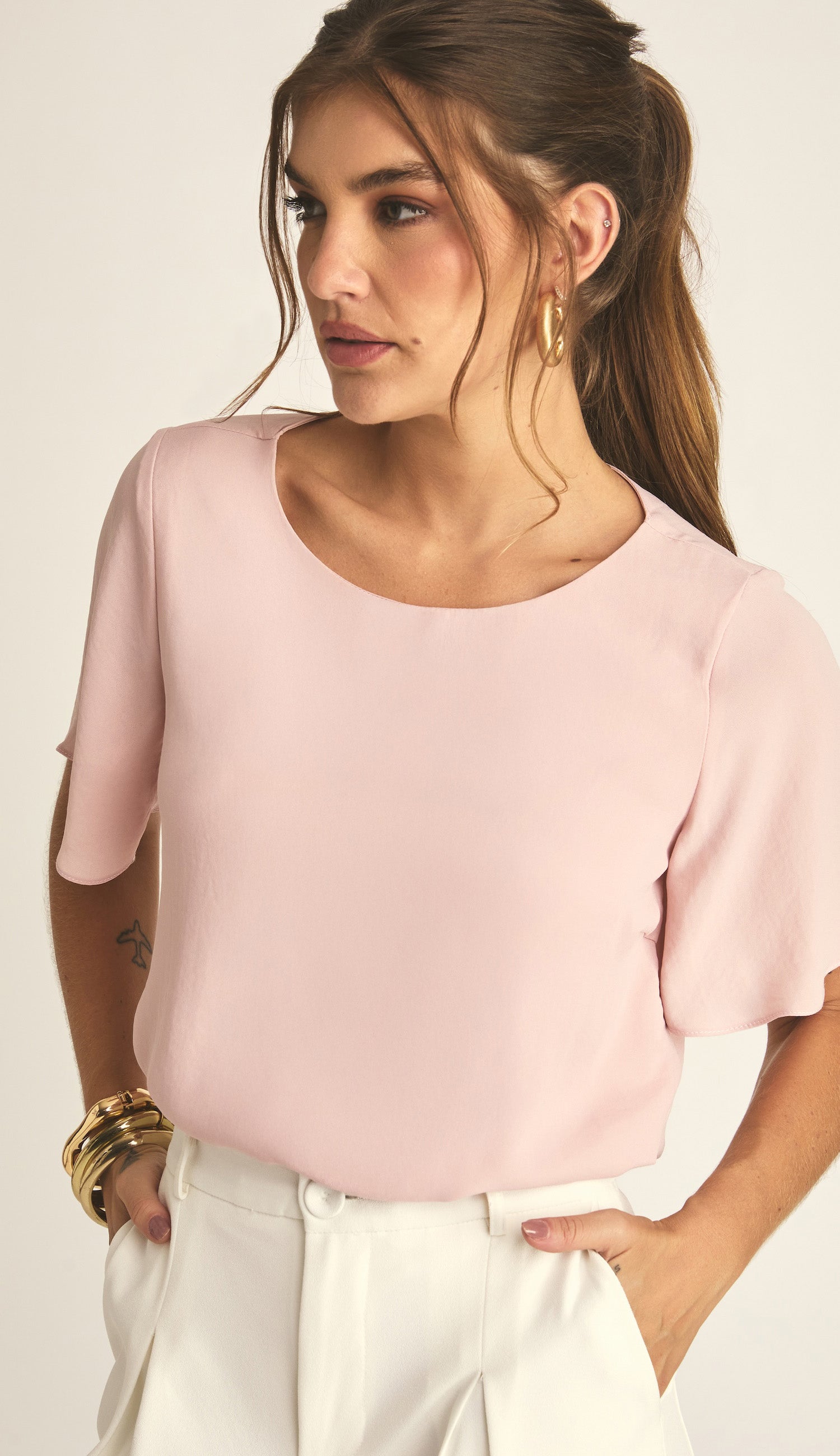 Blusa Danielle Nude
