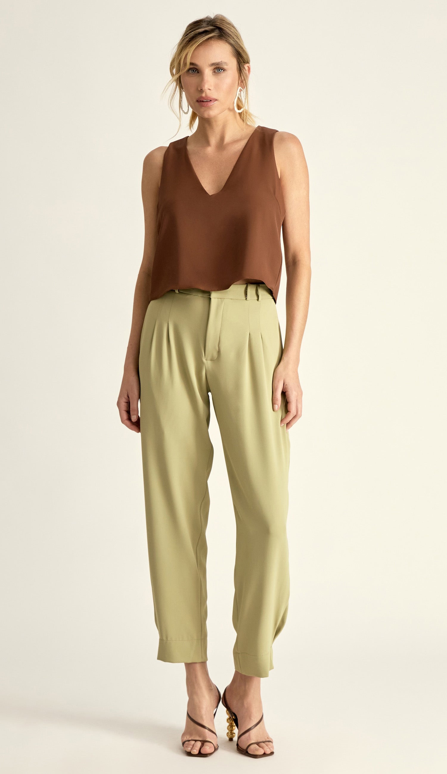 Blusa Cibele Marrom