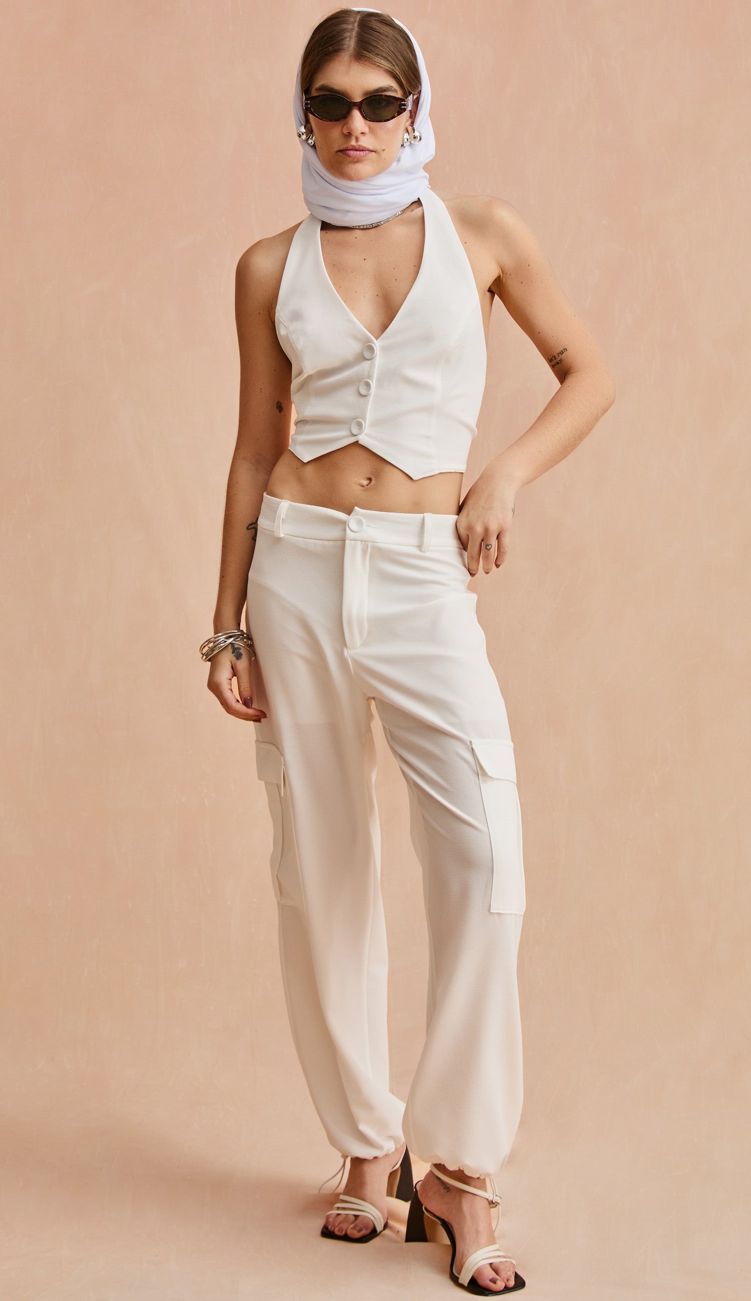 Conjunto Charlotte Off White