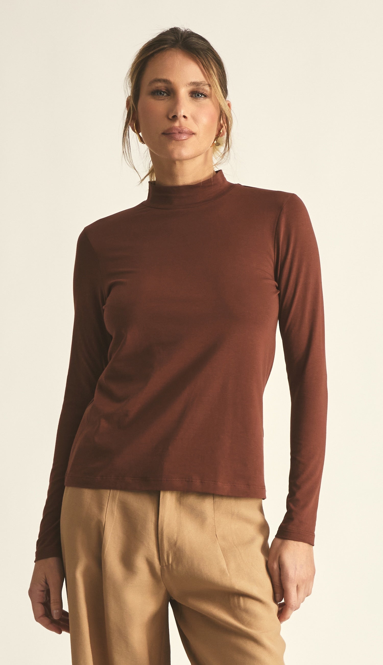 Blusa Gaby Café