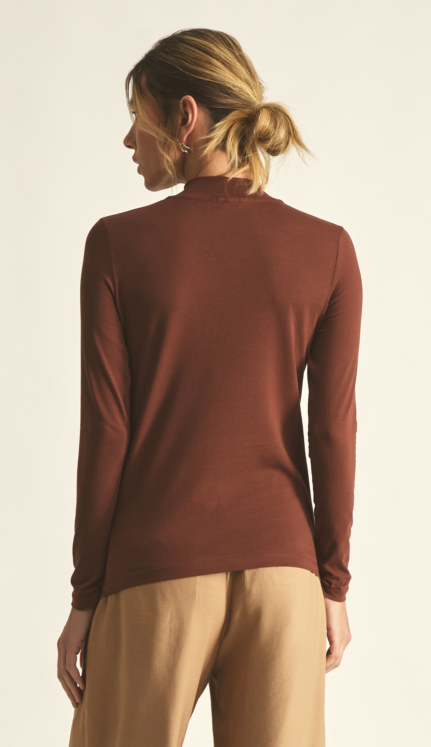 Blusa Gaby Café