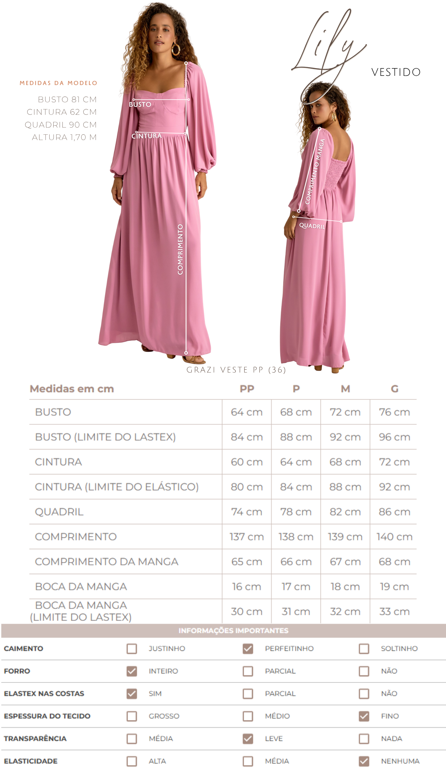 Vestido Lily Rosa