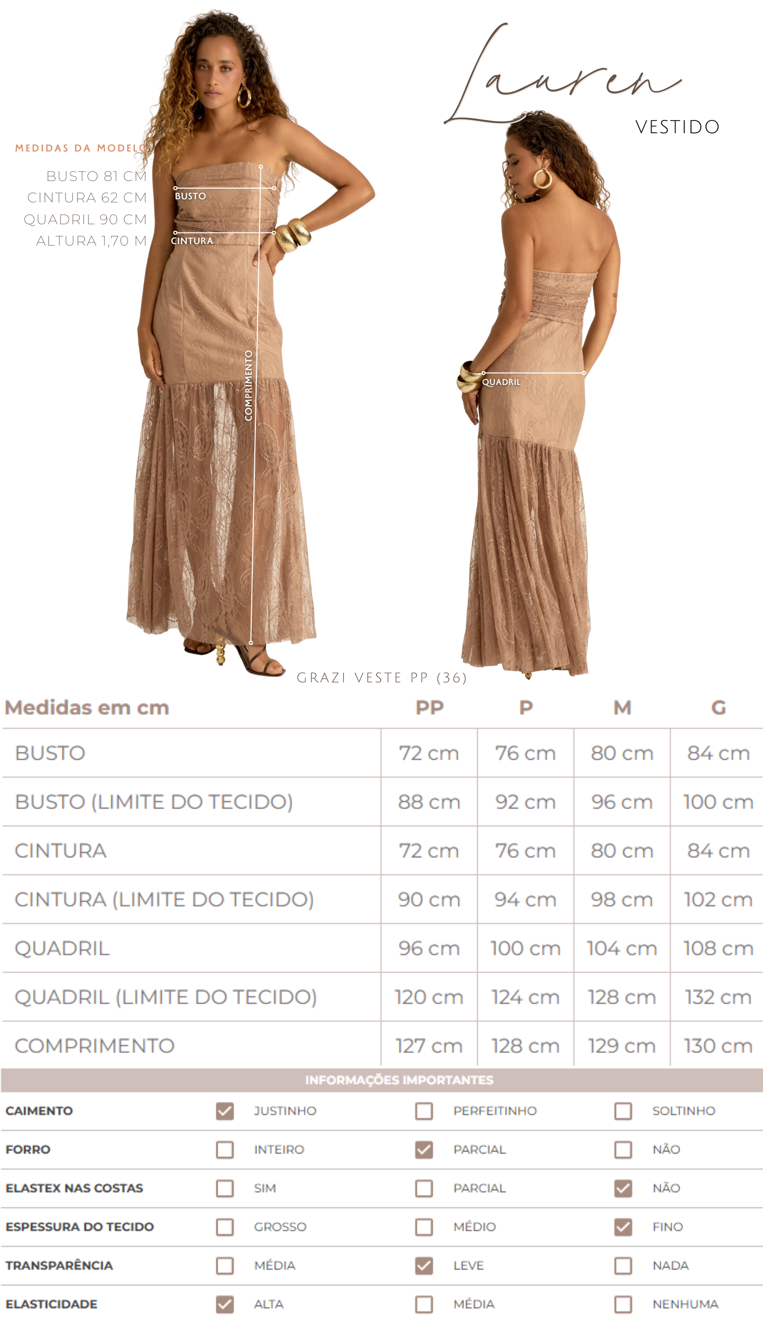 Vestido Lauren Mocha