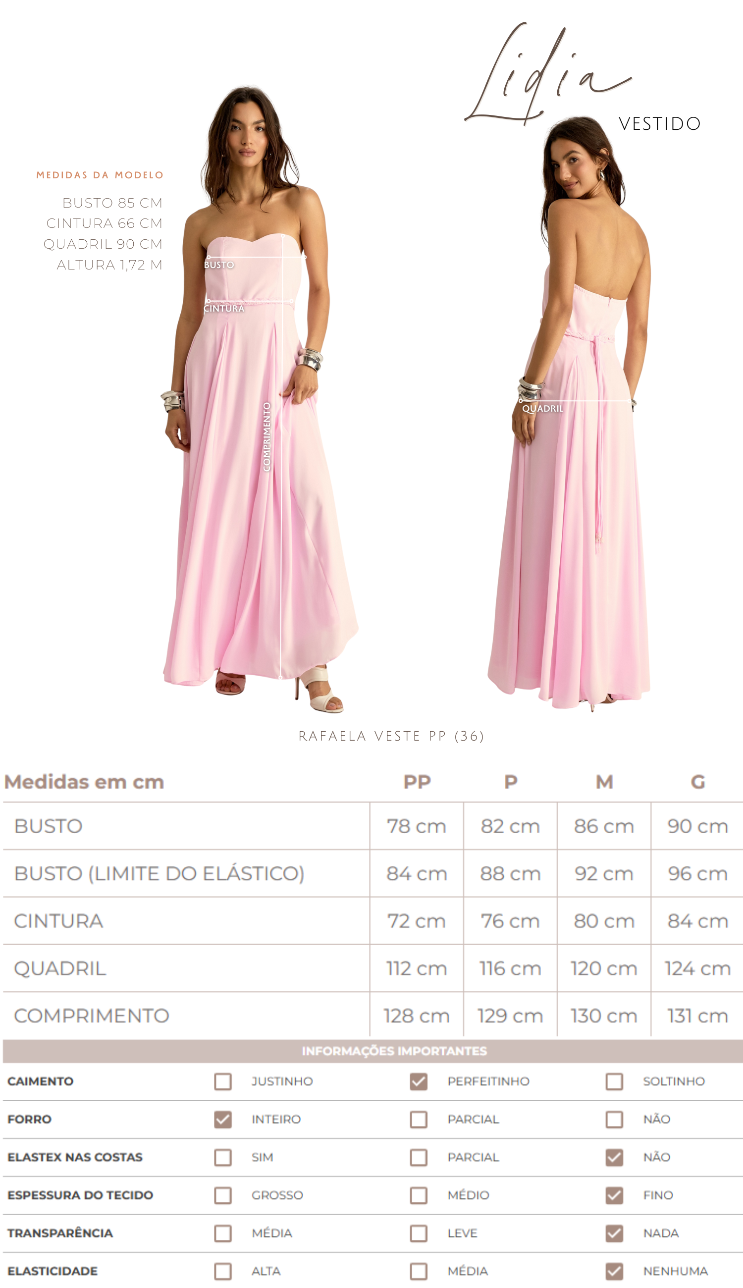 Vestido Lidia Rosa