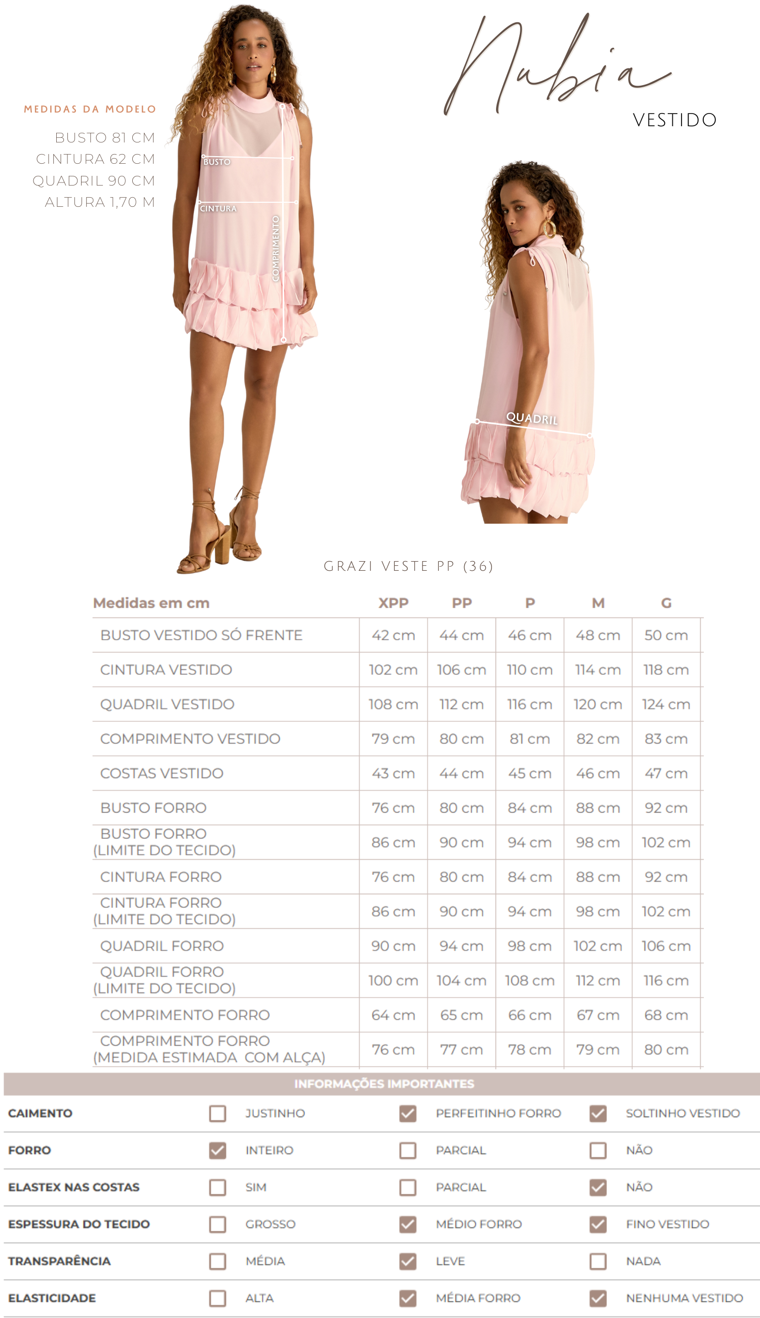 Vestido Nubia Rosa