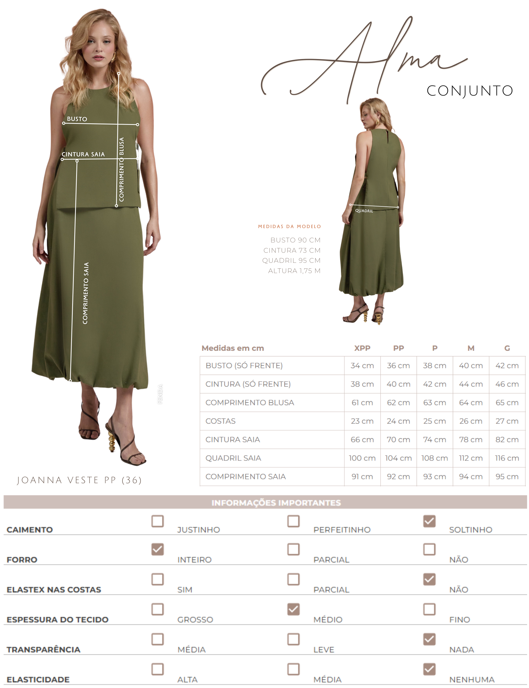 Conjunto Alma Off White