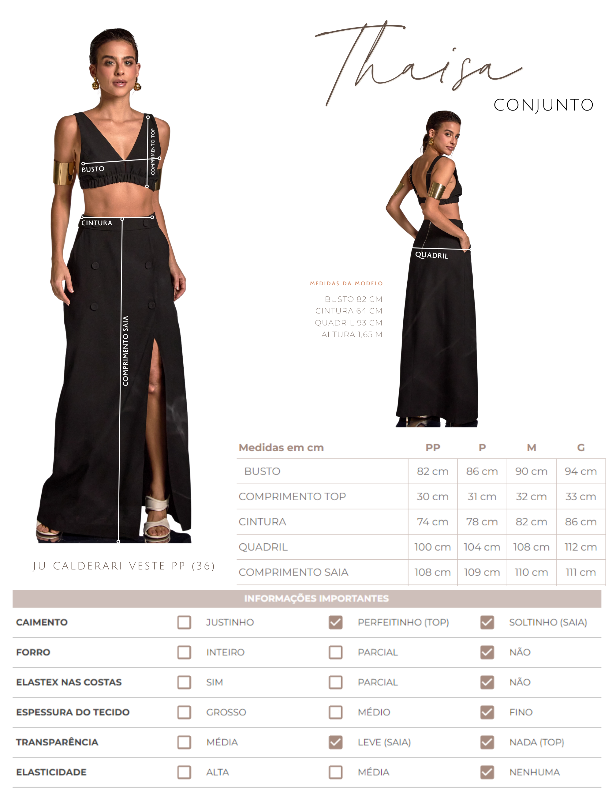 Conjunto Thaisa Chantilly