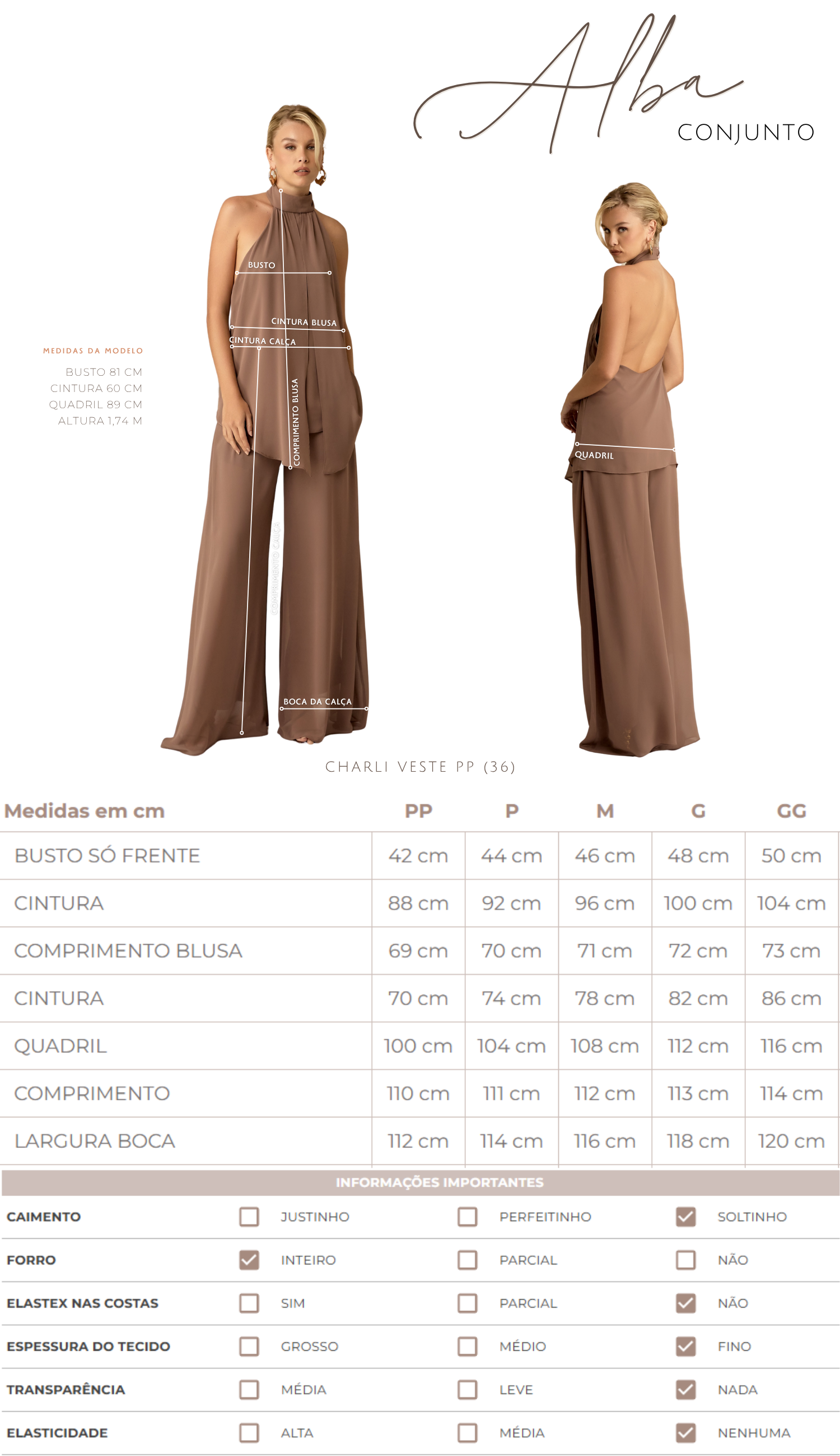 Conjunto Alba Rosê