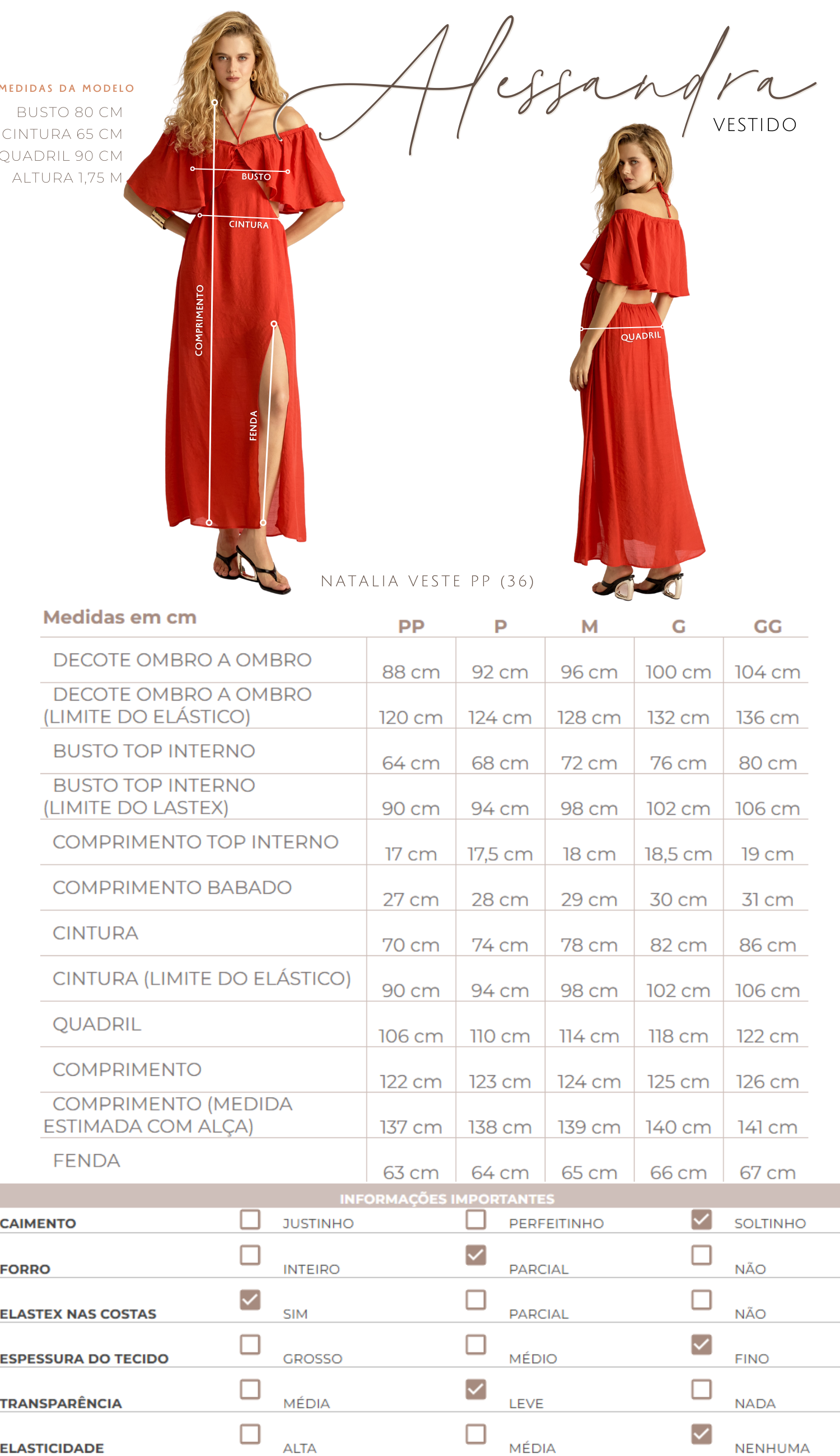 Vestido Alessandra Off White