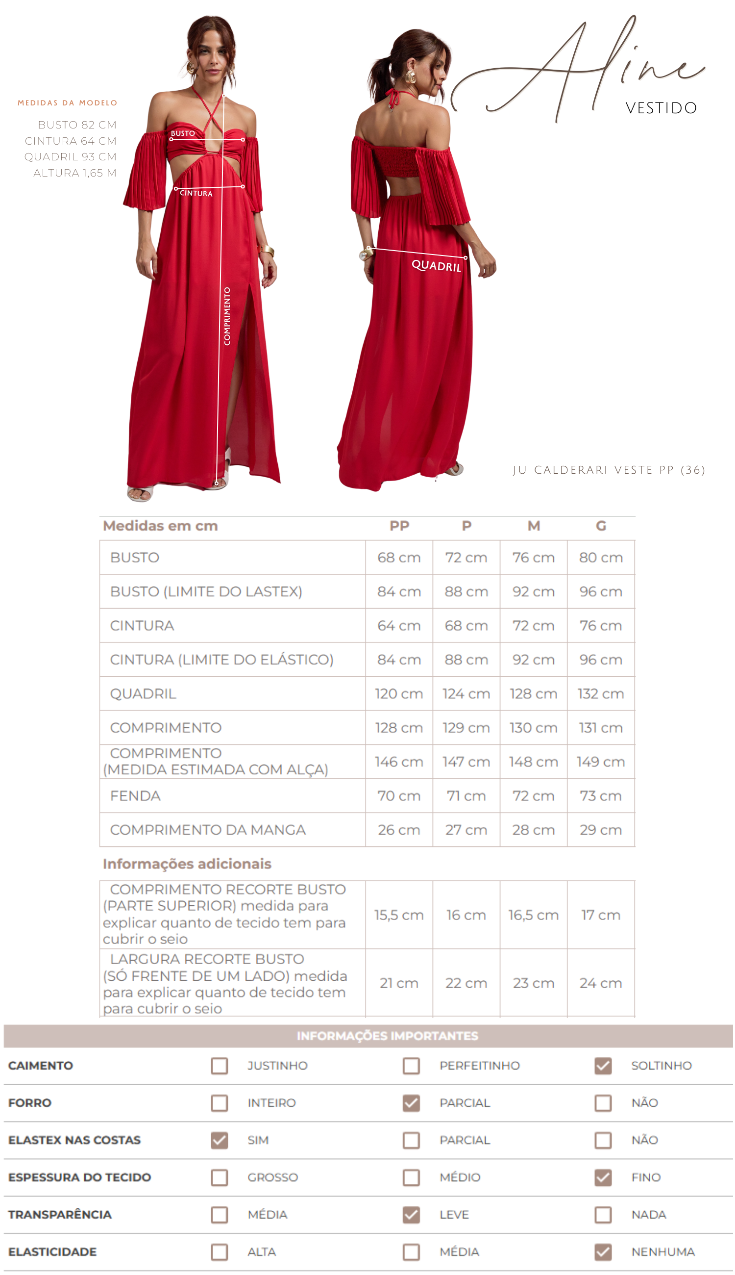 Vestido Aline Cereja