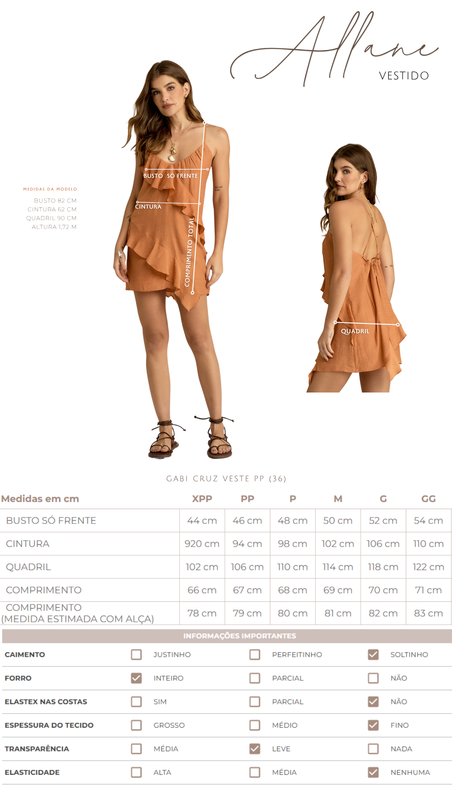 Vestido Allane Acqua