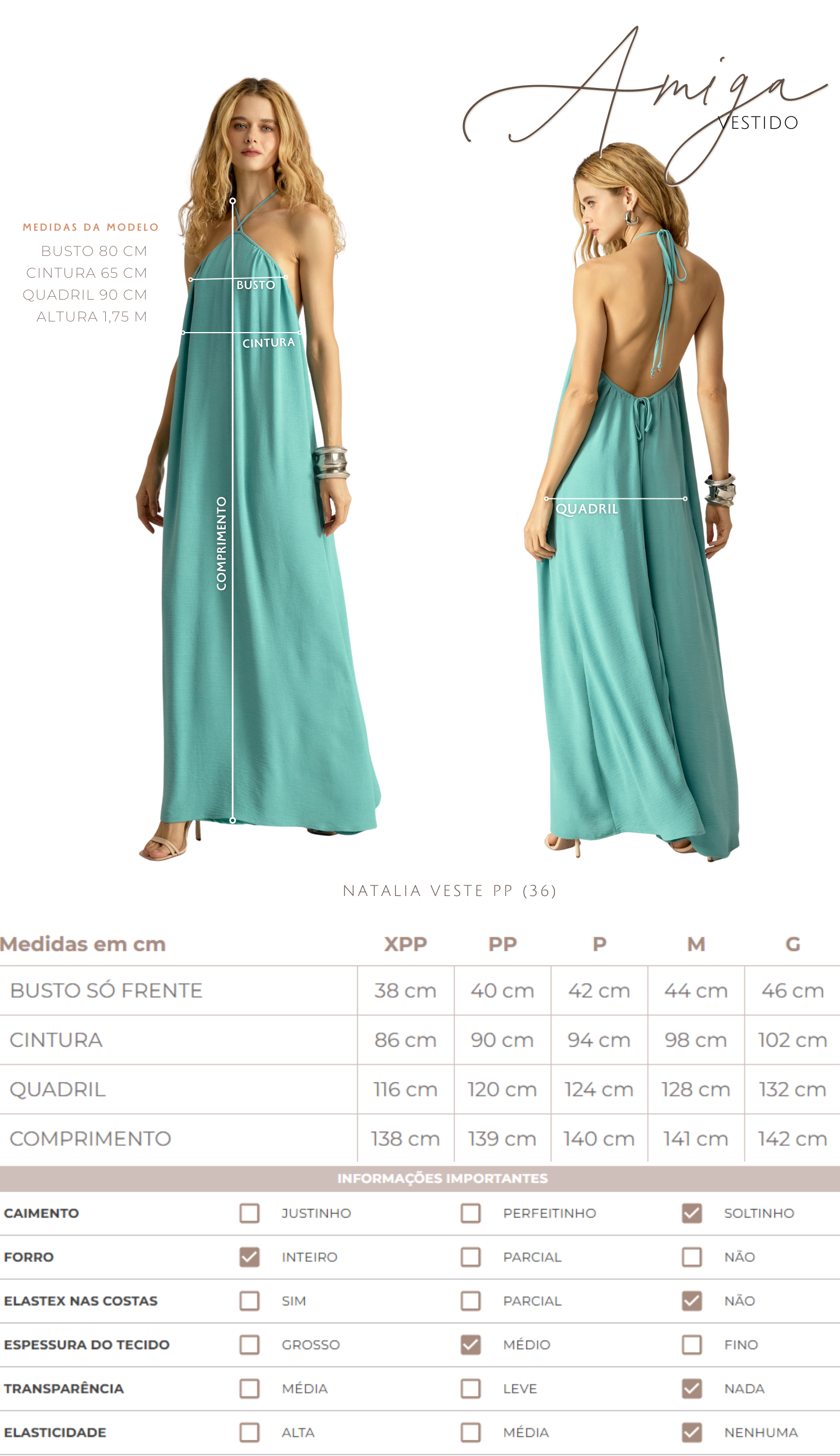 Vestido Amiga Preto
