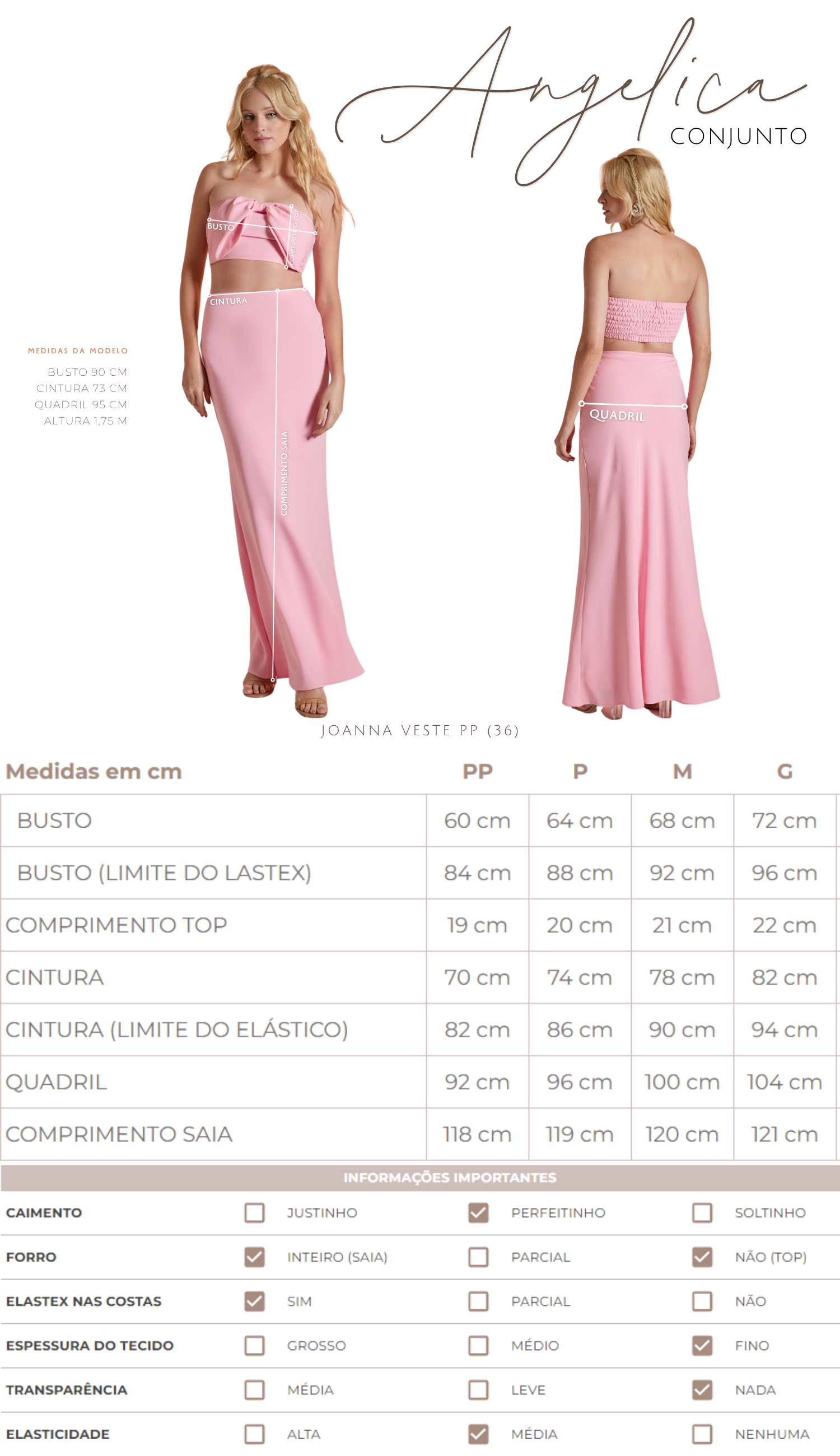 Conjunto Angélica Caramelo