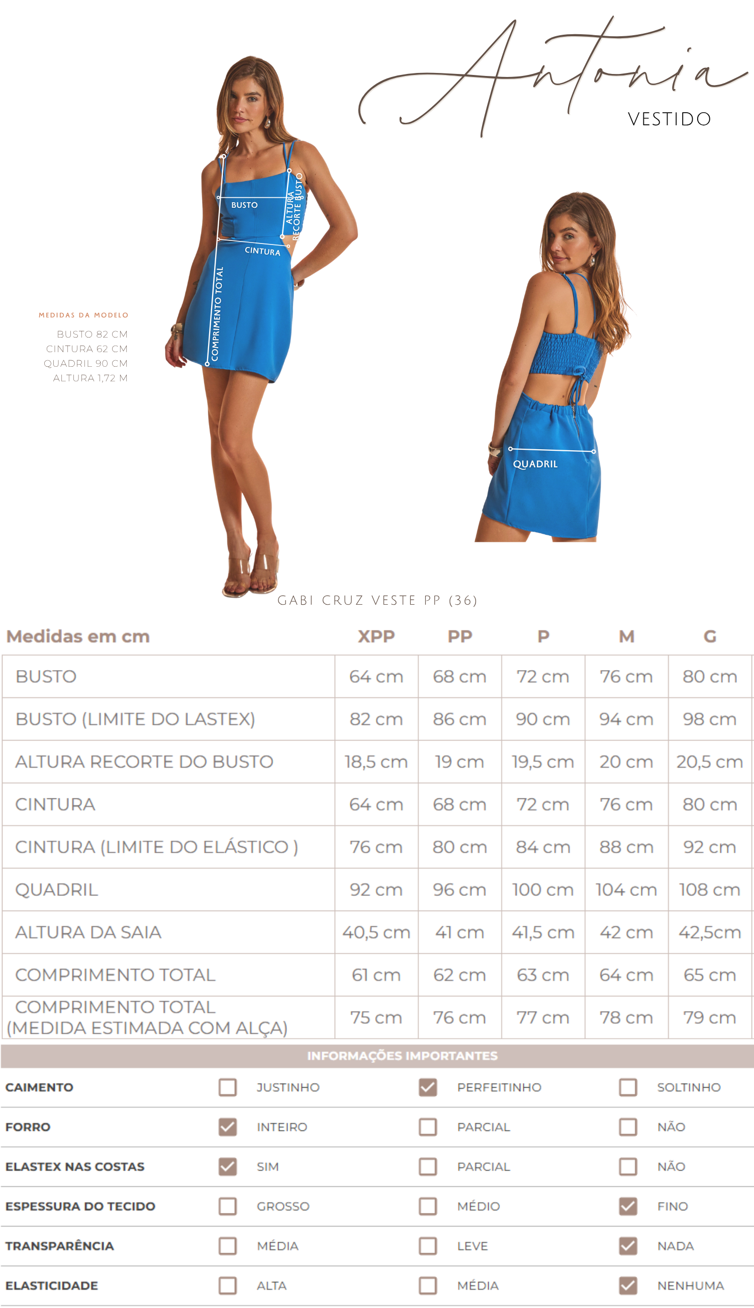 Vestido Antônia Preto
