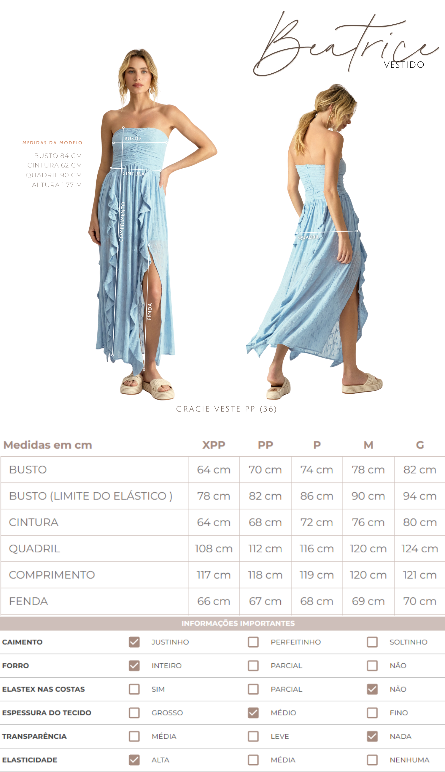 Vestido Beatrice Natural