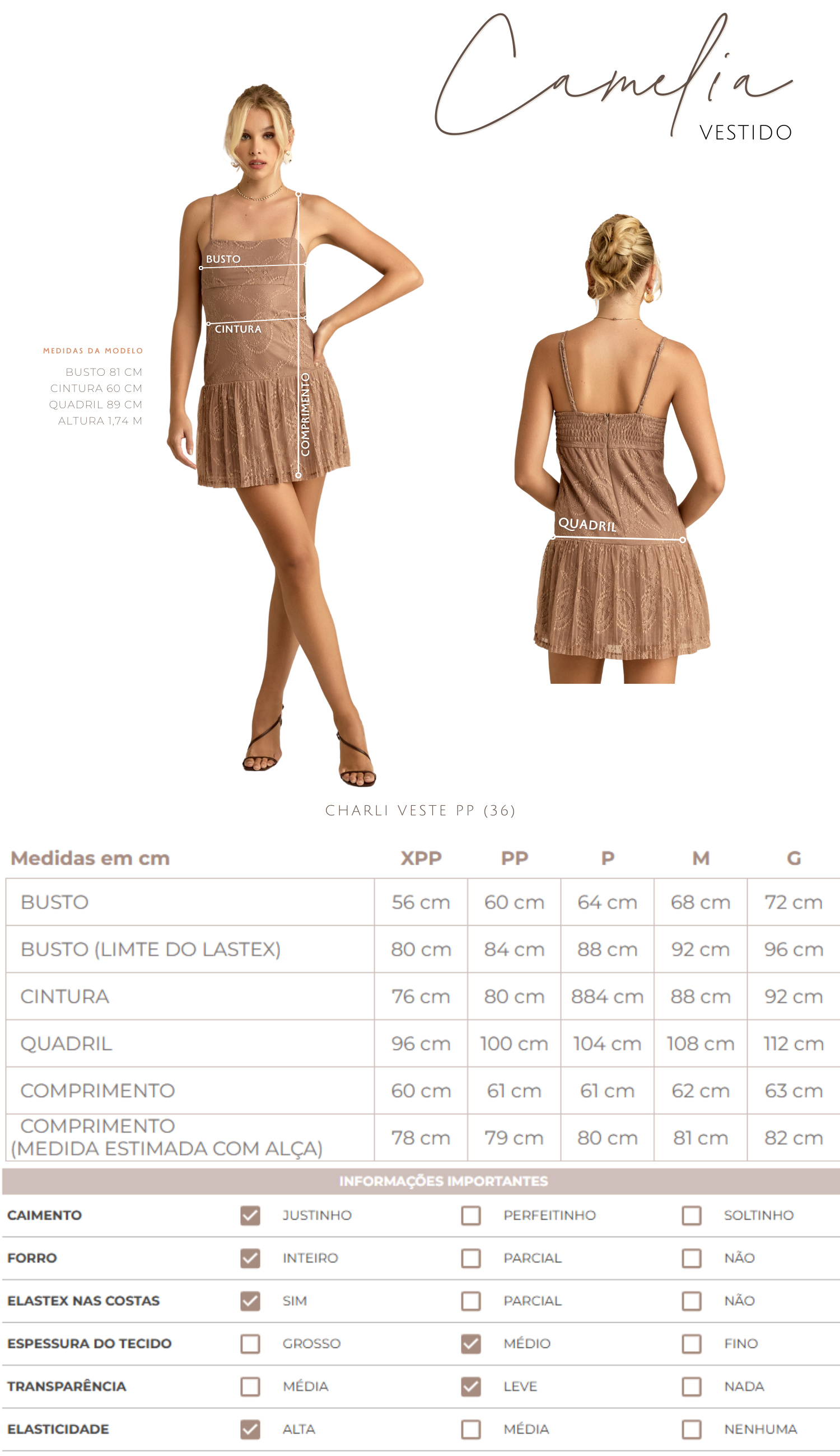 Vestido Camélia Cinza