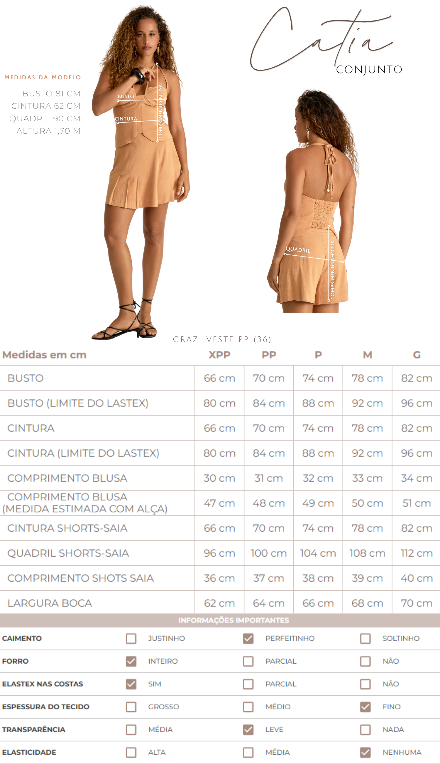 Conjunto Catia Rosa