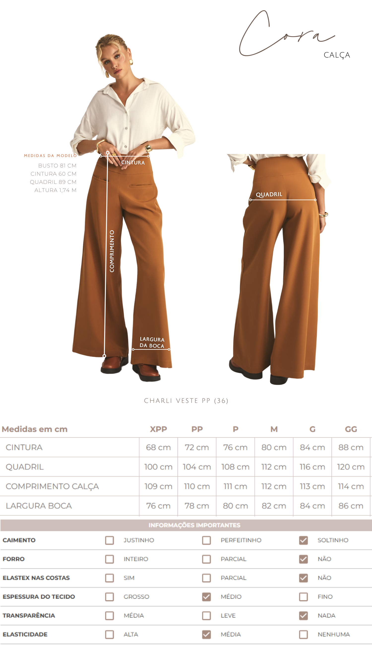 Calça Cora Off White
