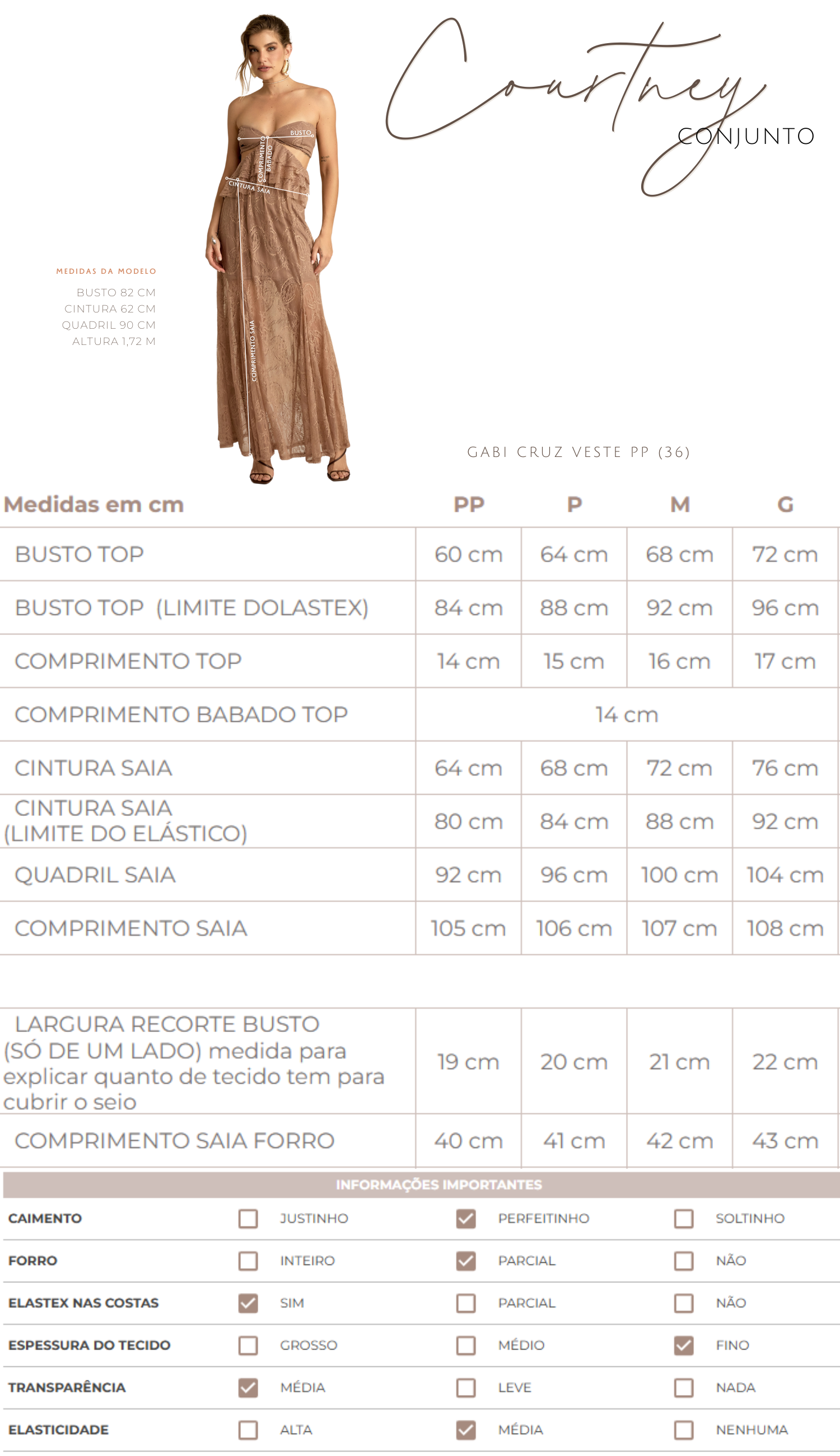 Conjunto Courtney Natural