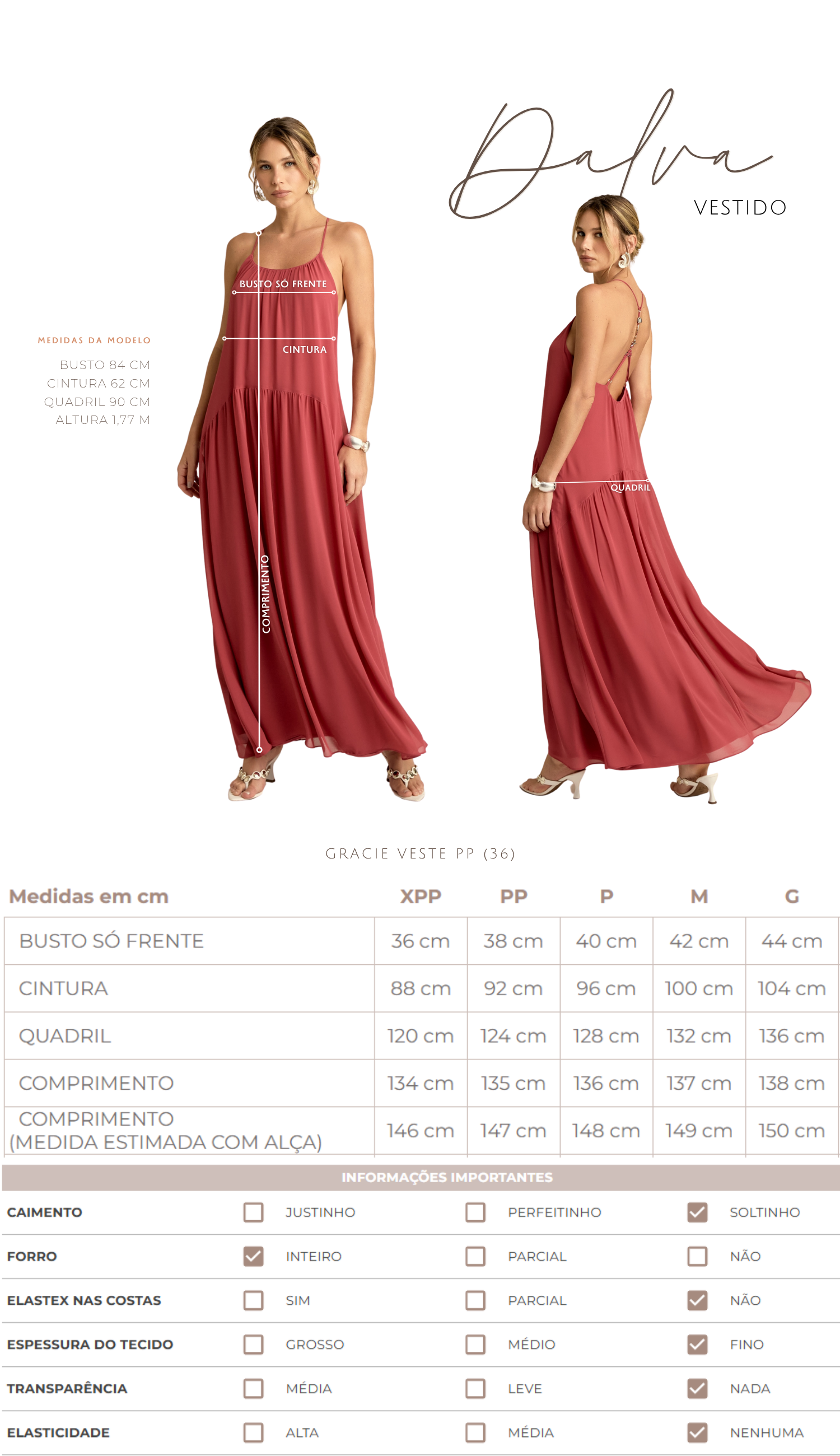 Vestido Dalva Rosê